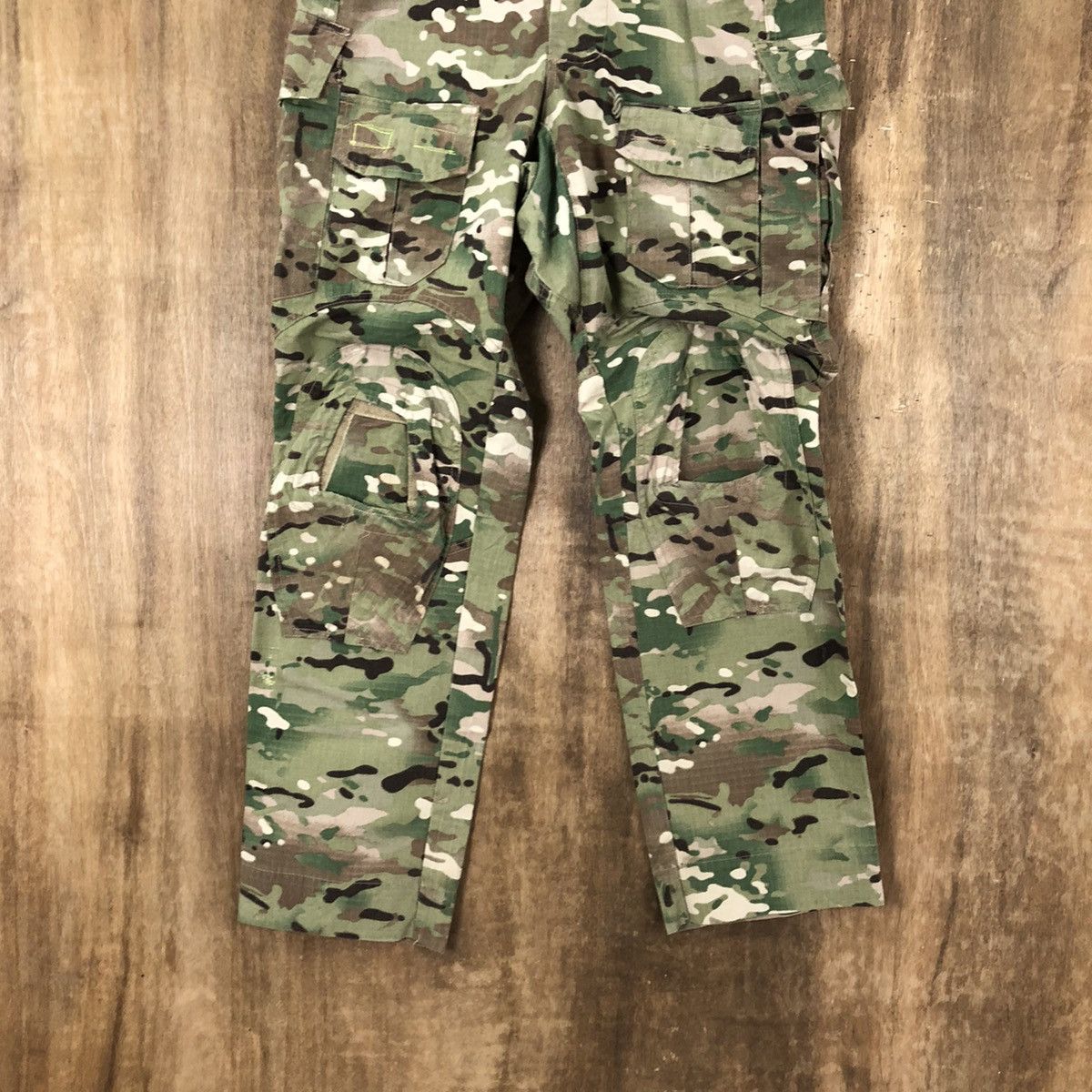 Japanese Brand Emerson Camo Green multipocket tactical cargo pants #100 Size US 32 / EU 48 - 3 Thumbnail