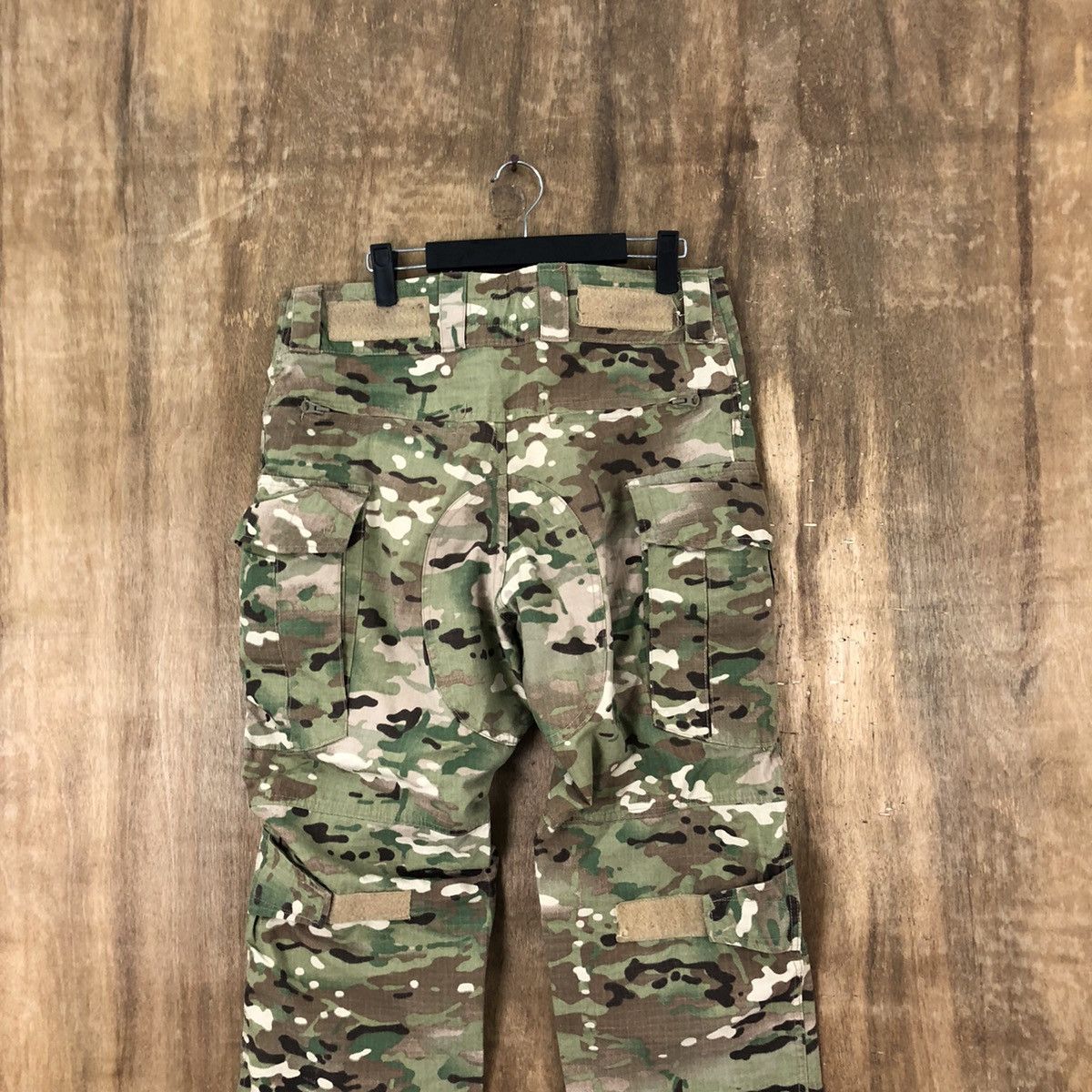 Japanese Brand Emerson Camo Green multipocket tactical cargo pants #100 Size US 32 / EU 48 - 9 Thumbnail