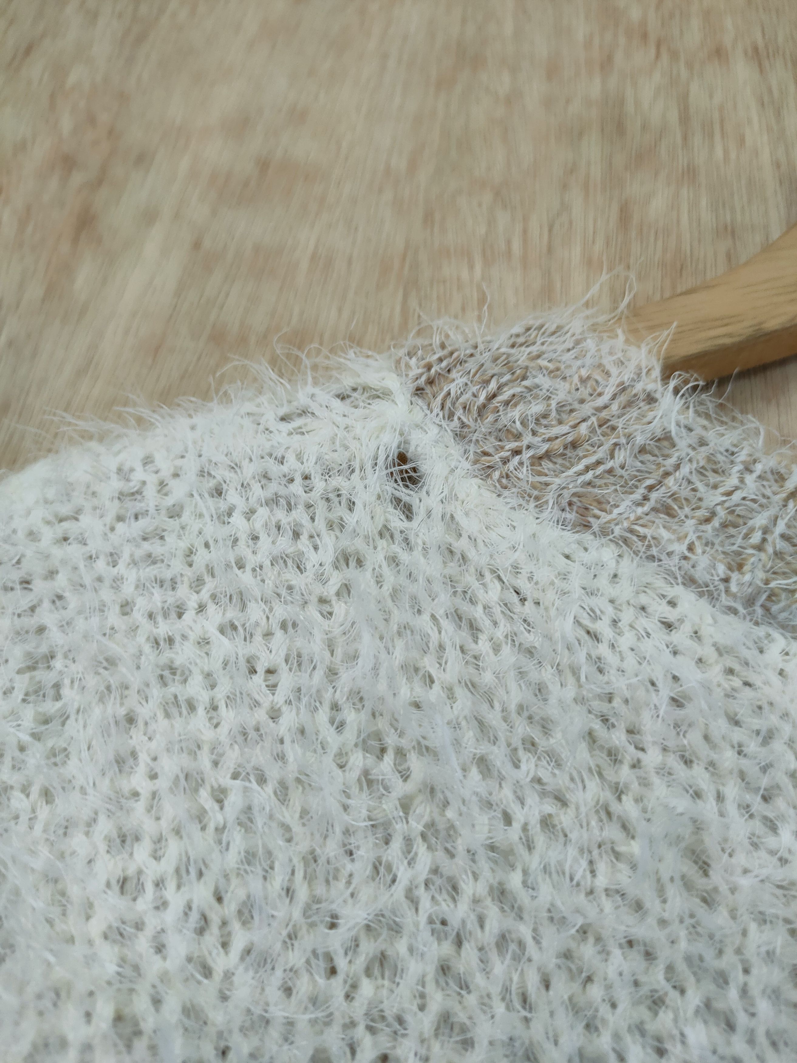 Homespun Knitwear DLL Alla Moda stripe knitwear mohair soft fur shaggy #46-444 Size US S / EU 44-46 / 1 - 10 Thumbnail