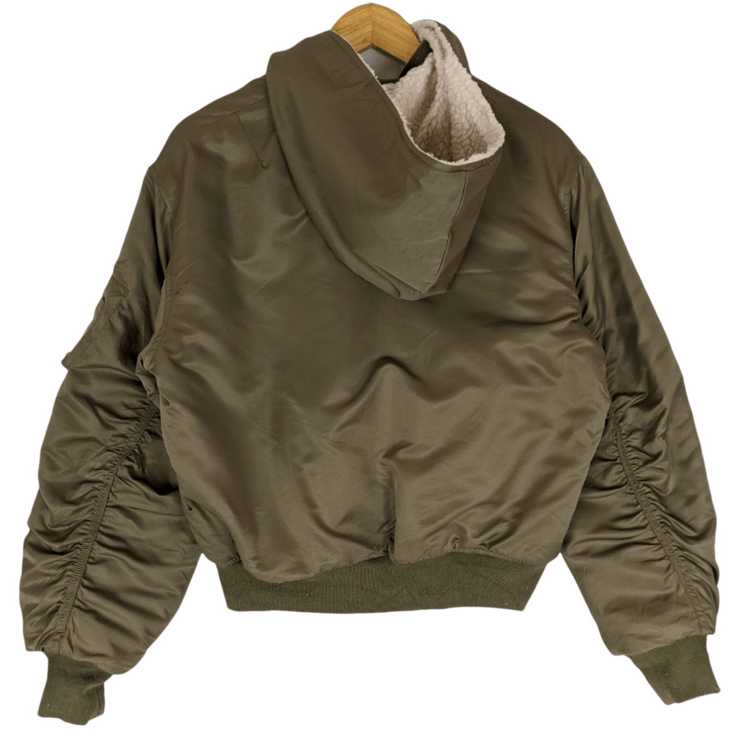 Japanese Brand Japanese EARTH MUSIC & ECOLOGY Bomber Style Jacket Hoodie Size XL / US 12-14 / IT 48-50 - 8 Thumbnail