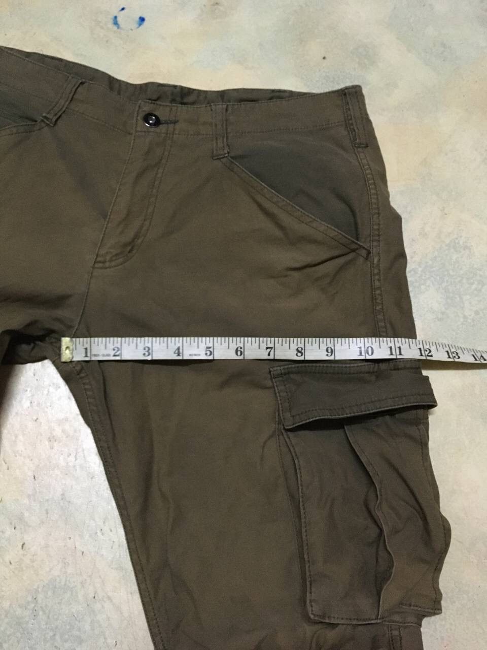 Japanese Brand Cargo Multipockets Tactical Style Denim Pants Size US 32 / EU 48 - 10 Thumbnail