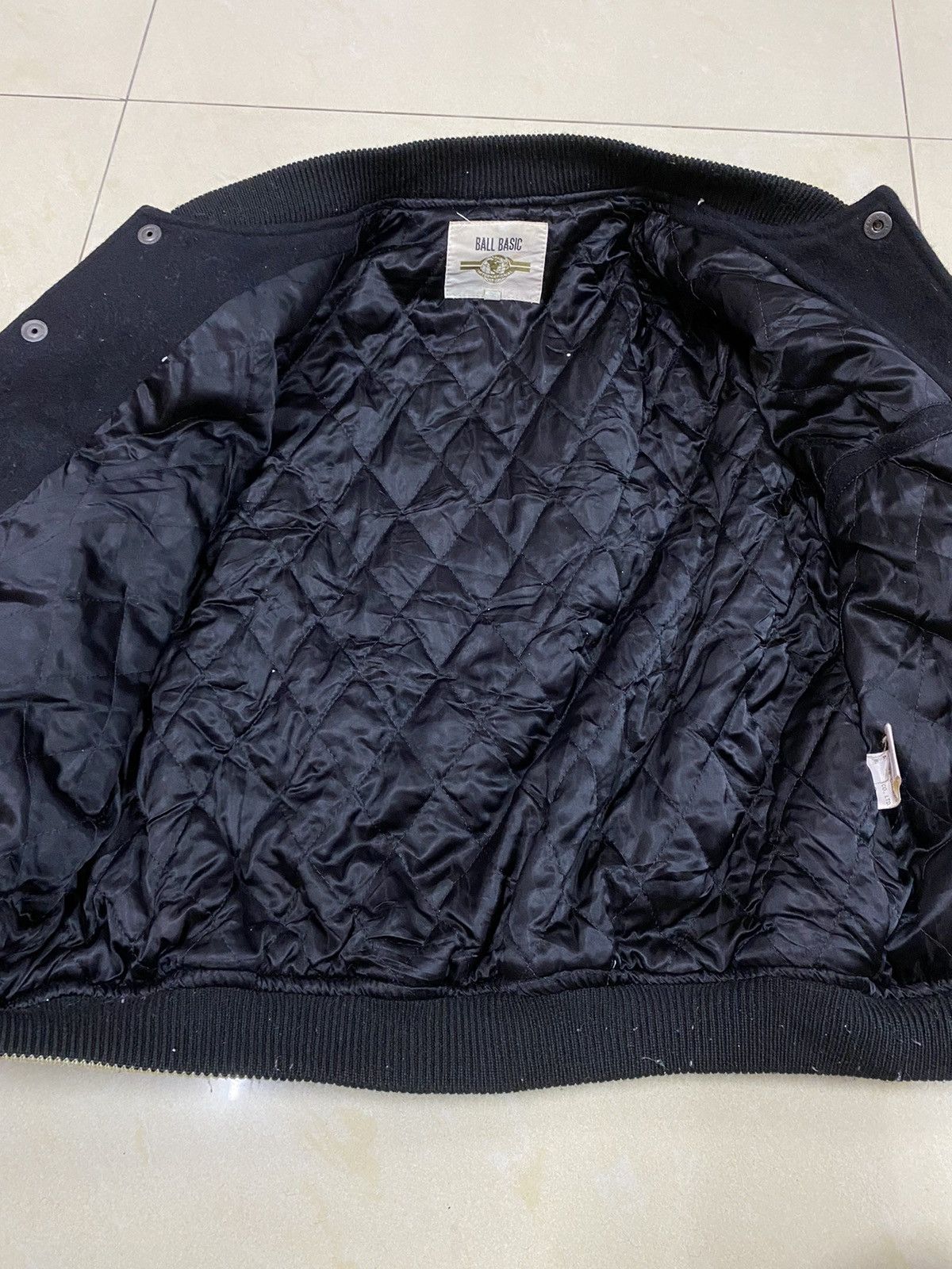 Vintage Vintage Varsity Wool Leather Jacket Size US L / EU 52-54 / 3 - 13 Thumbnail