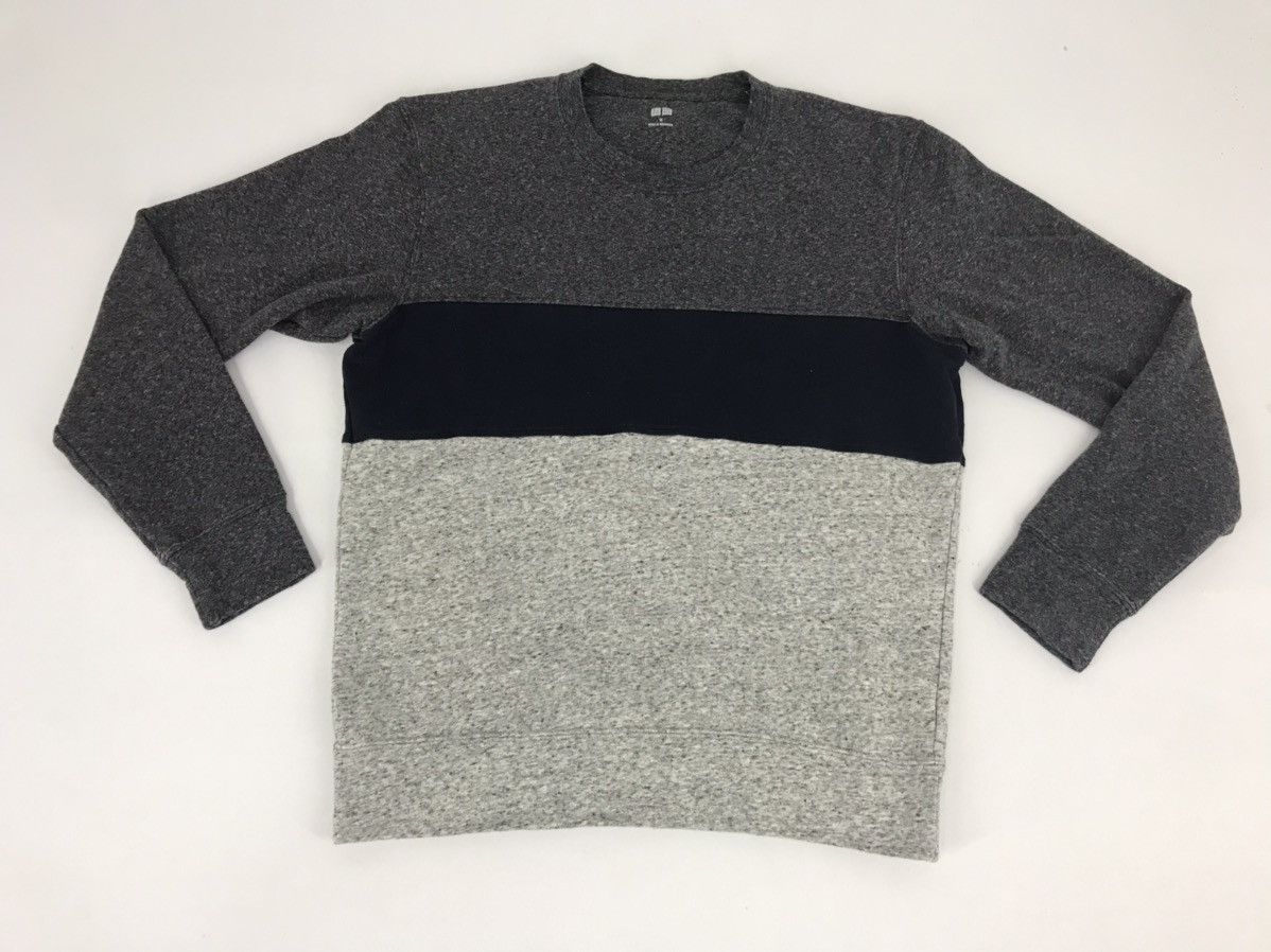 Japanese Brand Sweatshirt Color Block Pullover Style Japanese Brand Size M / US 6-8 / IT 42-44 - 1 Thumbnail
