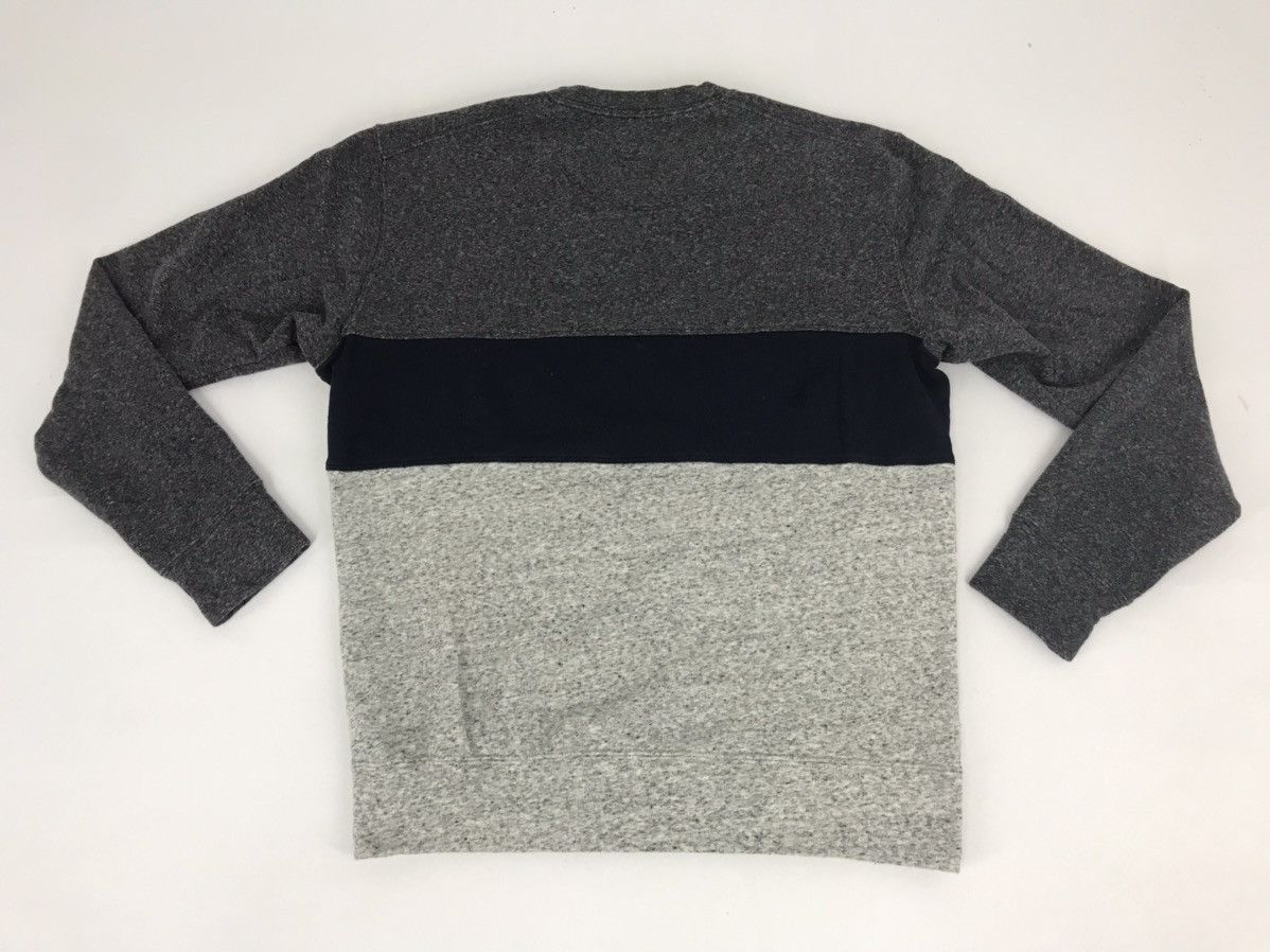 Japanese Brand Sweatshirt Color Block Pullover Style Japanese Brand Size M / US 6-8 / IT 42-44 - 2 Thumbnail