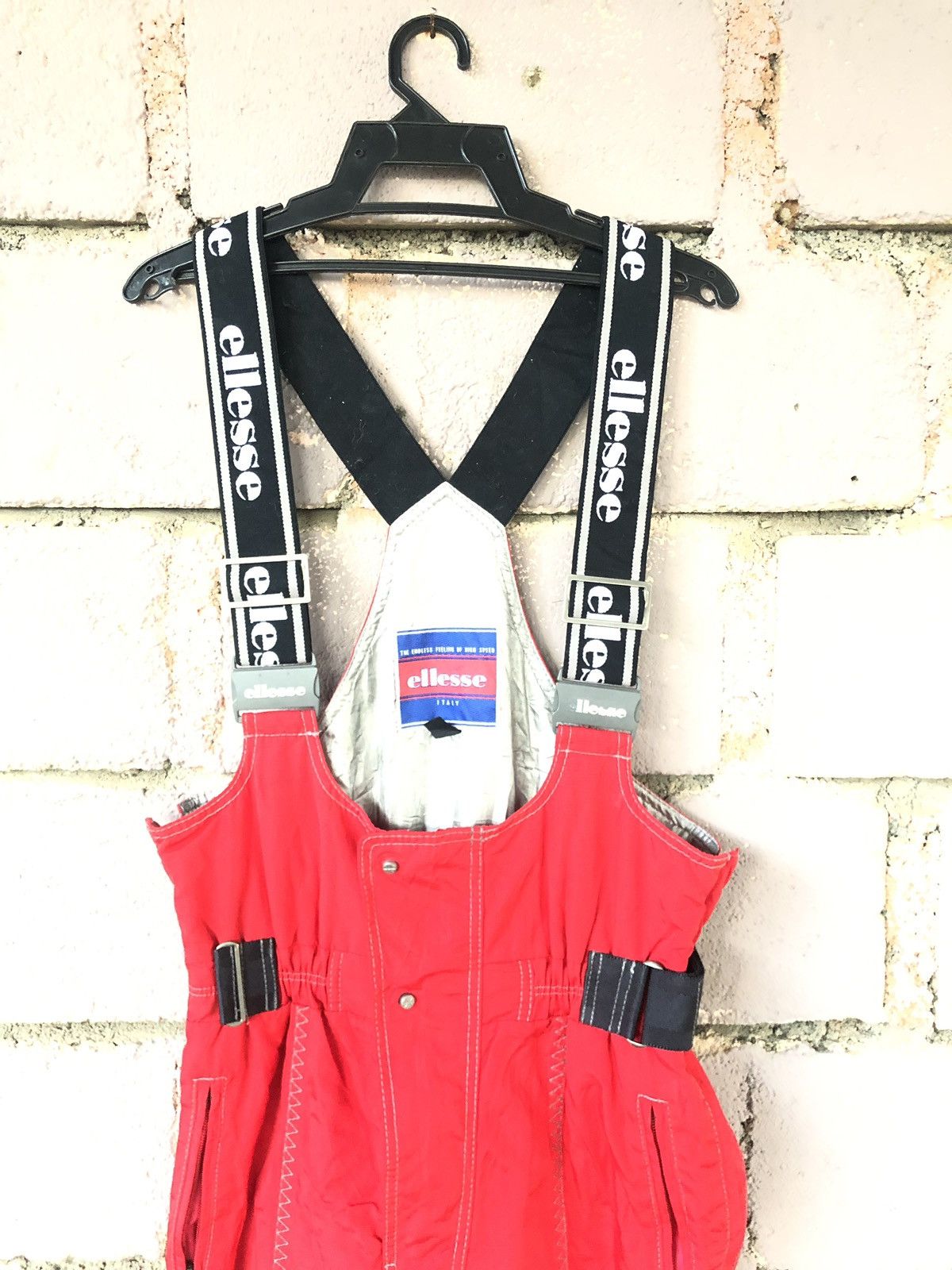 Ellesse Rare Vintage Ellesse Skiers Spell Out Overall Jacket Size US L / EU 52-54 / 3 - 2 Thumbnail