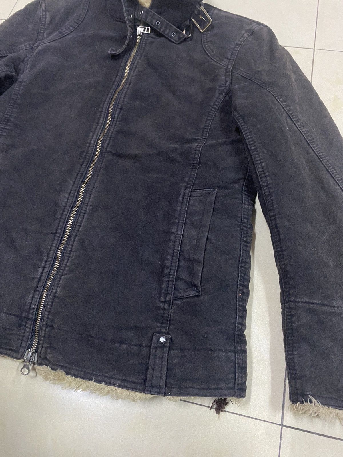 14th Addiction Japanese Brand NCFM Moleskin Cotton Sherpa Lining Jacket Size US M / EU 48-50 / 2 - 4 Thumbnail