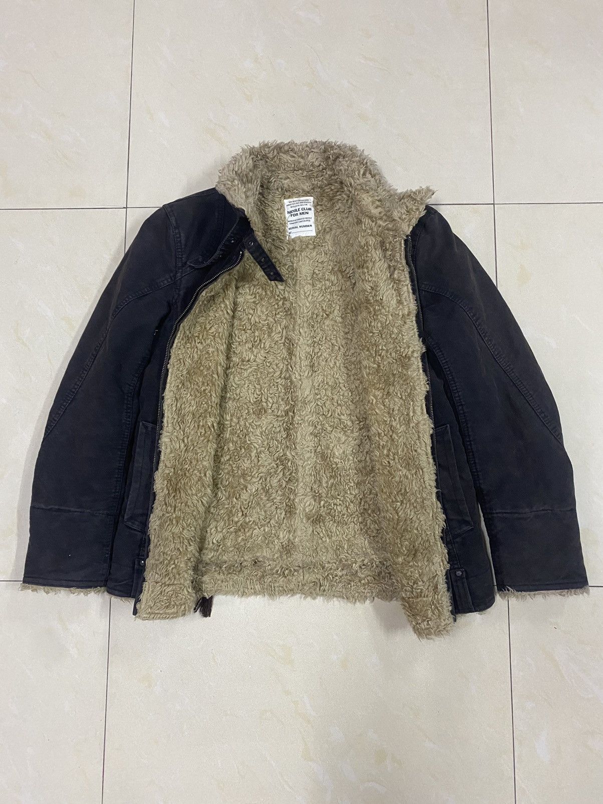 14th Addiction Japanese Brand NCFM Moleskin Cotton Sherpa Lining Jacket Size US M / EU 48-50 / 2 - 10 Thumbnail