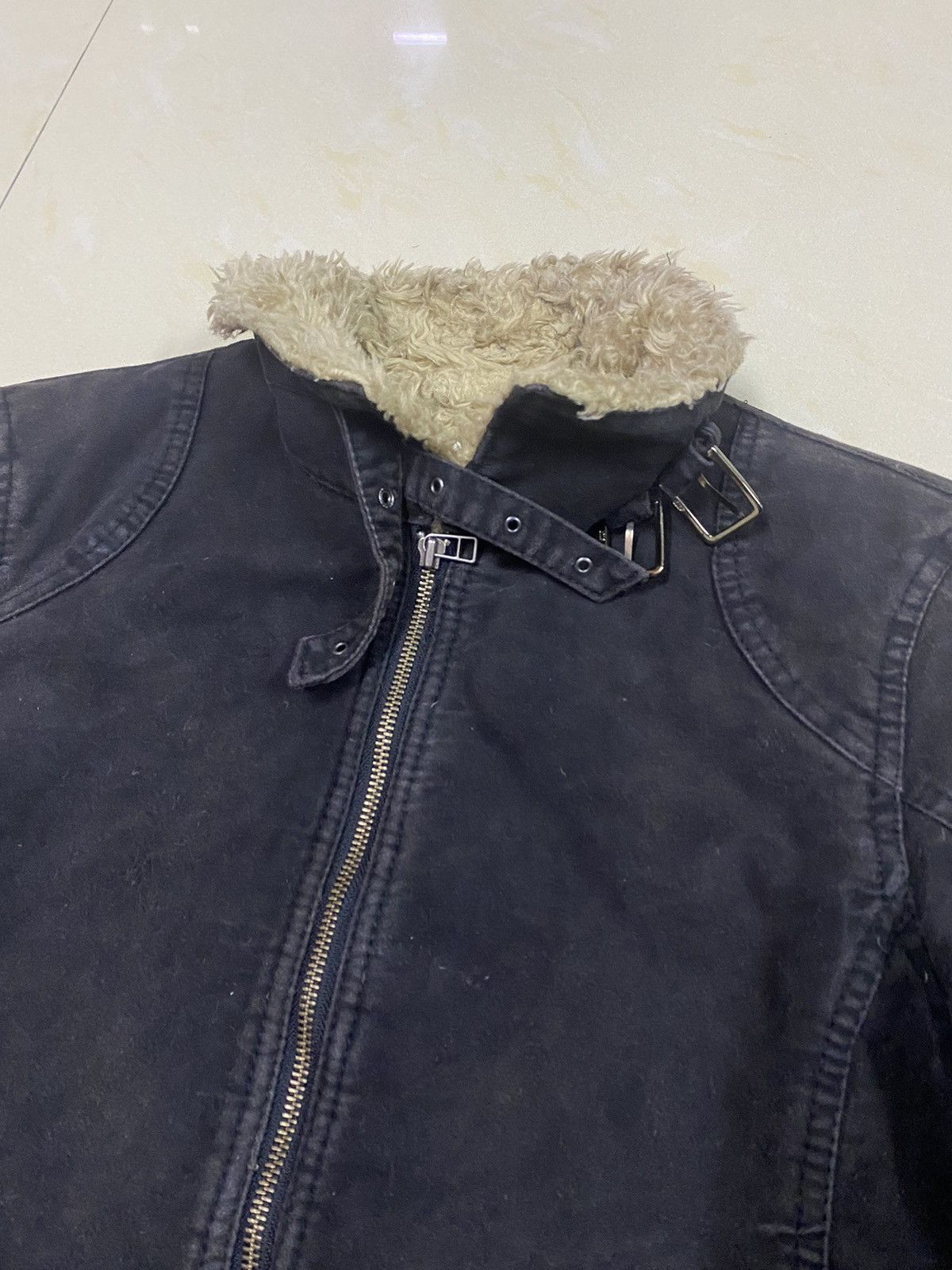 14th Addiction Japanese Brand NCFM Moleskin Cotton Sherpa Lining Jacket Size US M / EU 48-50 / 2 - 3 Thumbnail