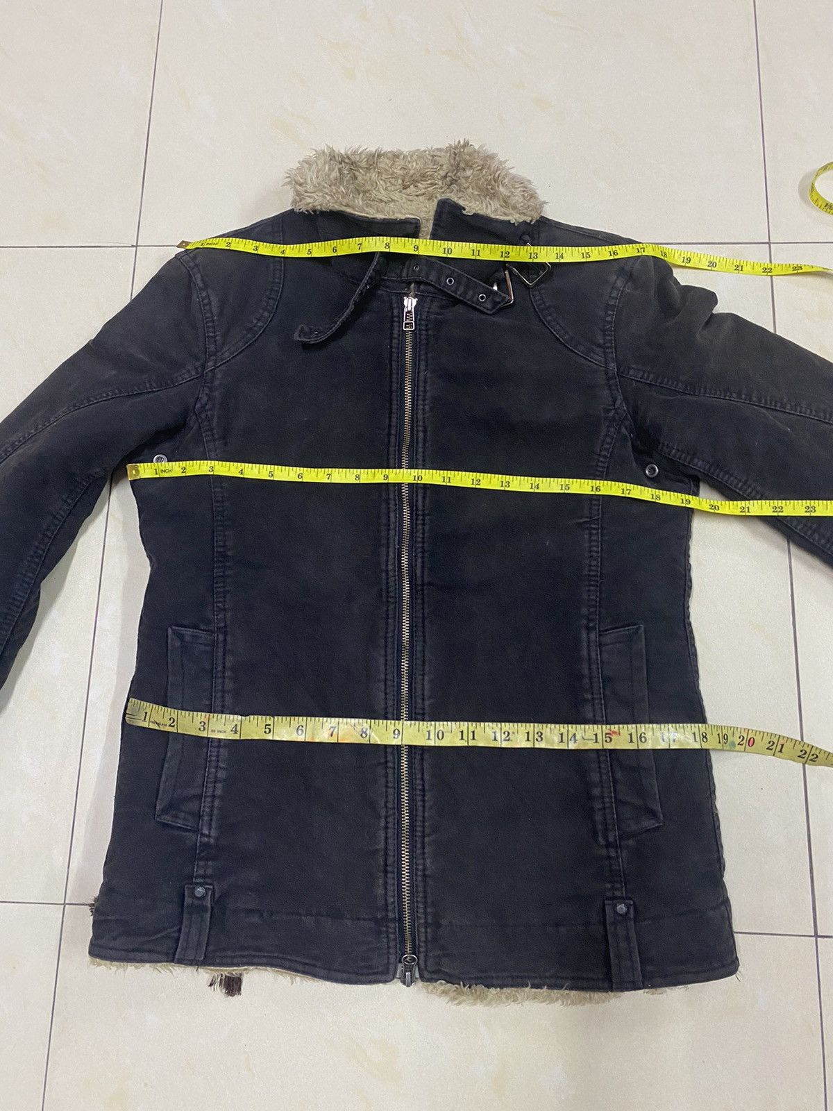 14th Addiction Japanese Brand NCFM Moleskin Cotton Sherpa Lining Jacket Size US M / EU 48-50 / 2 - 14 Thumbnail