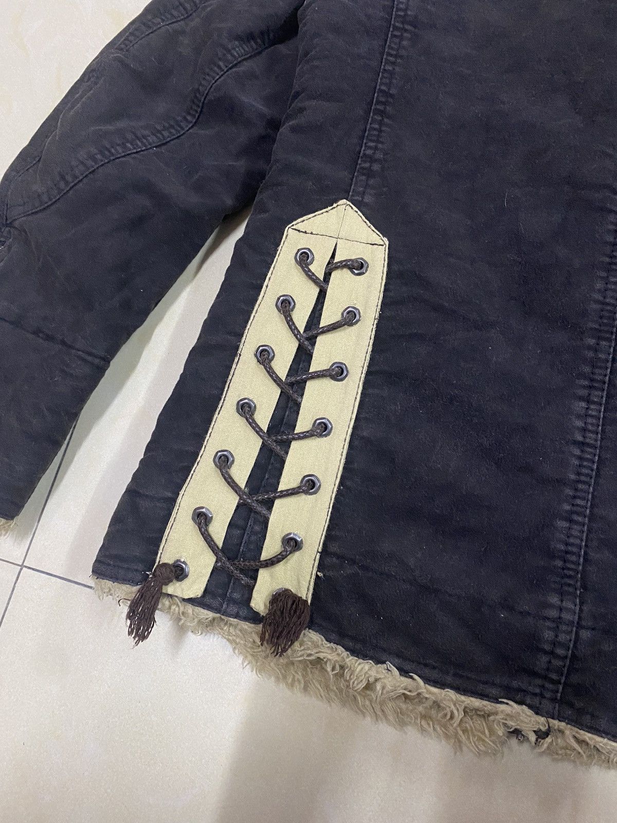 14th Addiction Japanese Brand NCFM Moleskin Cotton Sherpa Lining Jacket Size US M / EU 48-50 / 2 - 6 Thumbnail