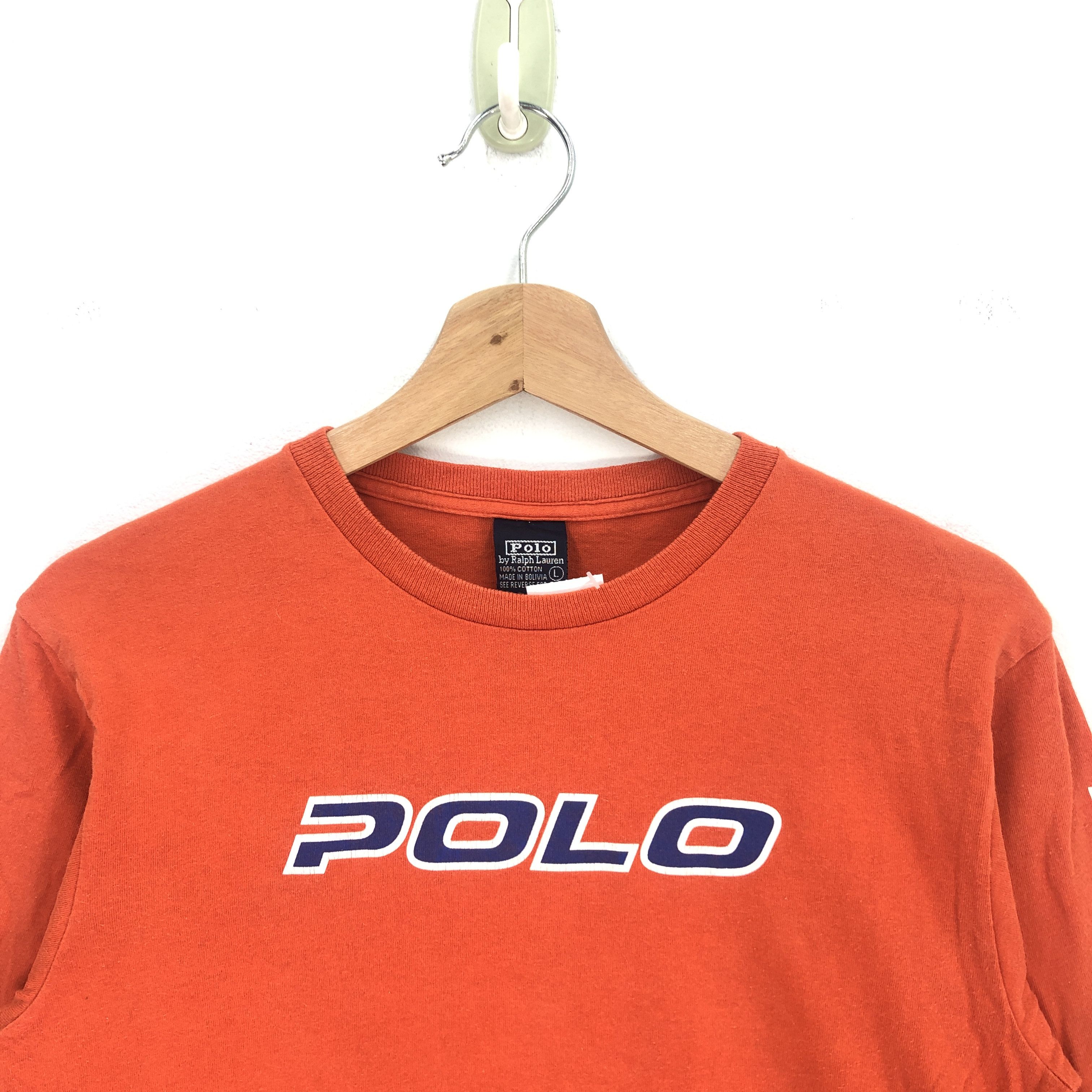Polo Ralph Lauren Vintage Polo Ralph Lauren T Shirt Ralph Lauren 56789 Size US L / EU 52-54 / 3 - 3 Thumbnail