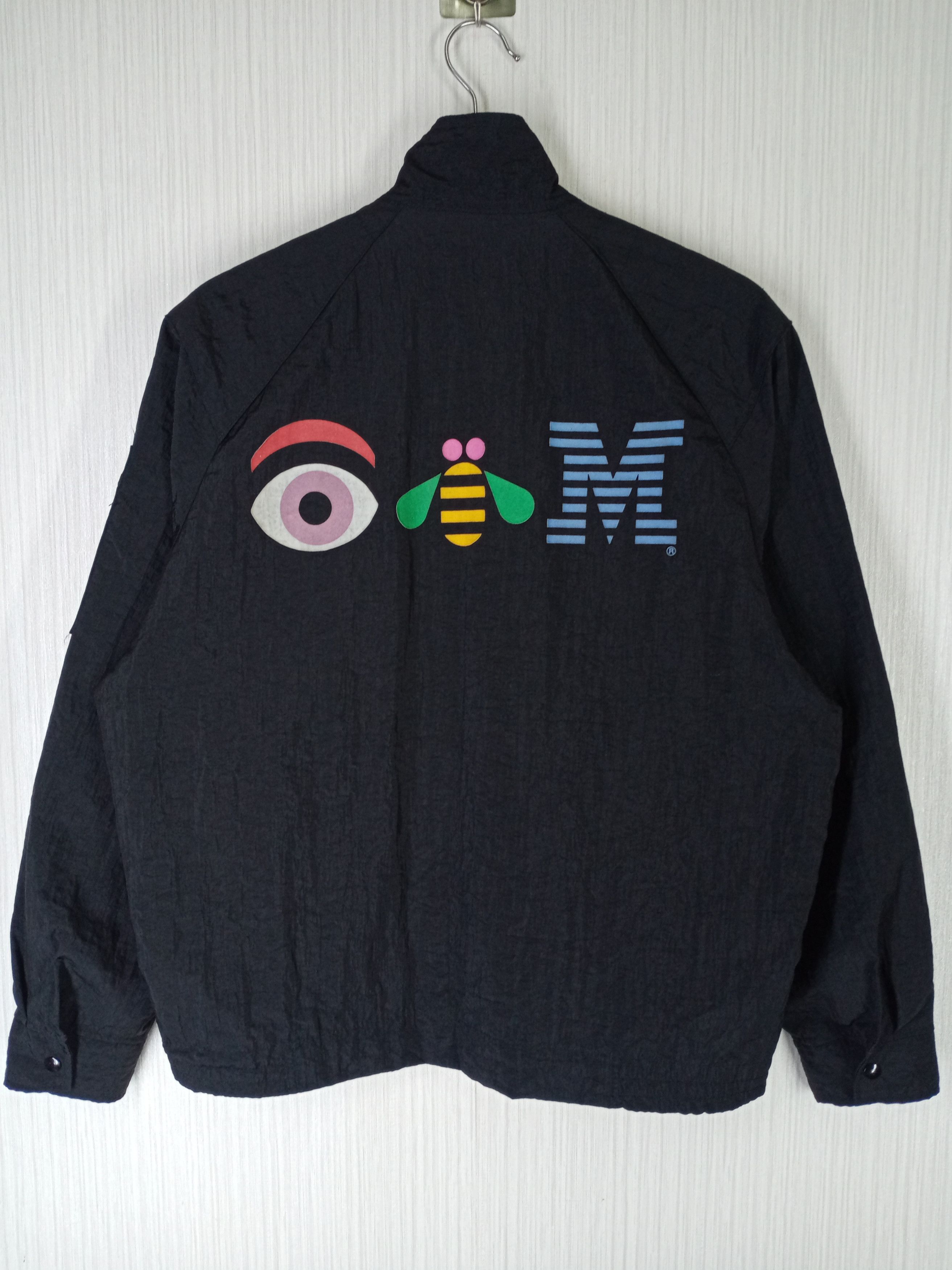 Apple Rare Vintage 90's IBM Computers Bomber Jacket Size US M / EU 48-50 / 2 - 1 Thumbnail