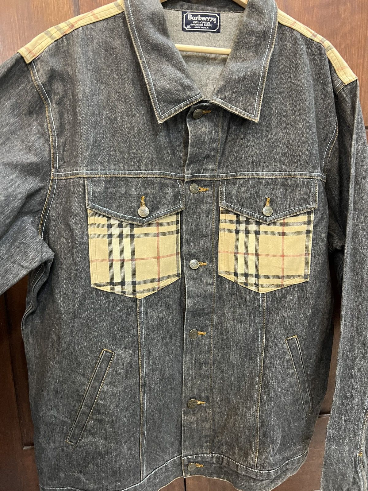 Burberry Burberry Prorsum Denim Jacket Size US XL / EU 56 / 4 - 5 Thumbnail