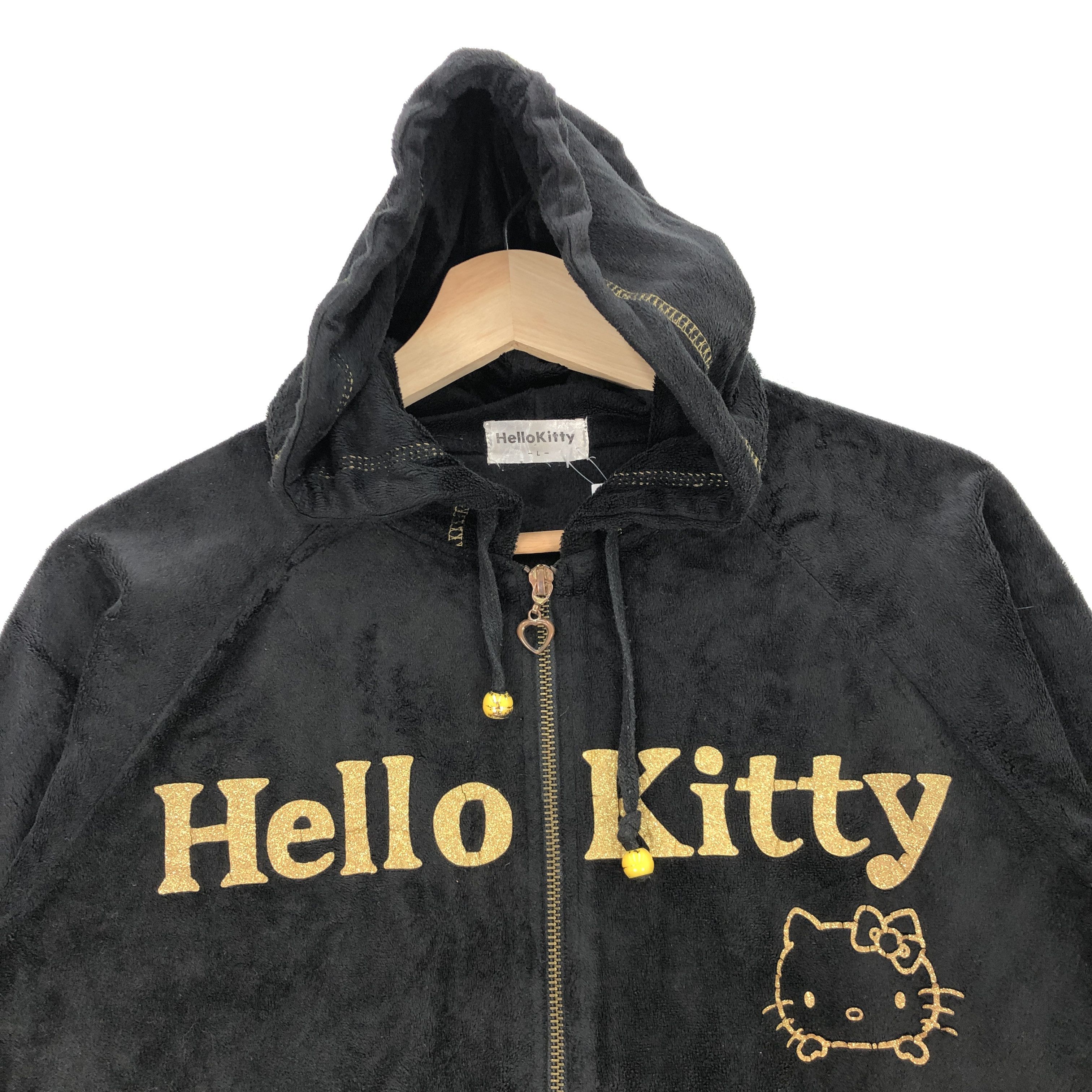 Anime × Japanese Brand × Vintage Hello Kitty Sweater Hoodie Japanese Anime Sweatshirt Hooded Size US S / EU 44-46 / 1 - 5 Thumbnail