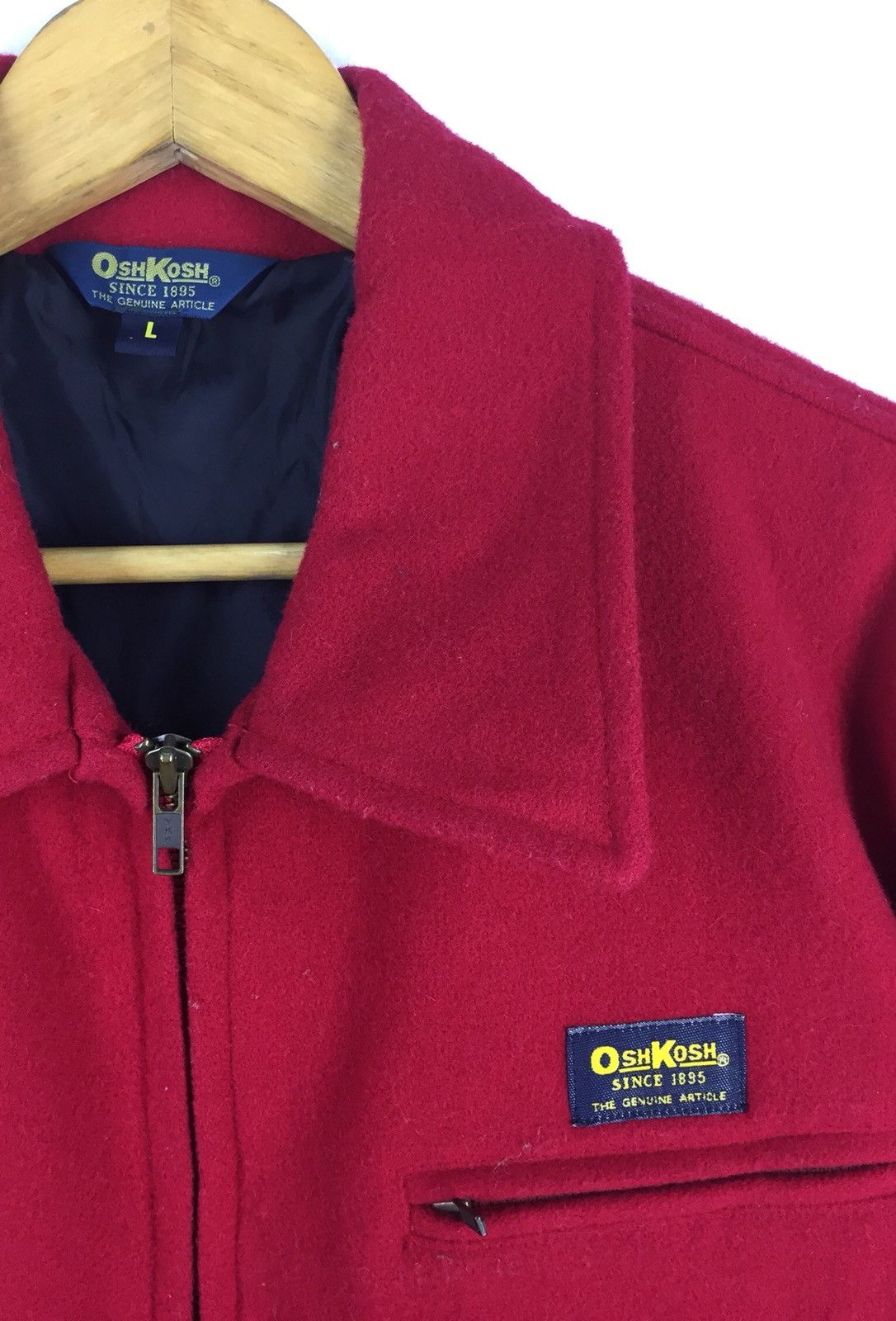 Oshkosh Vintage Oshkosh Bgosh Wool Blouson jacket Size US L / EU 52-54 / 3 - 6 Thumbnail