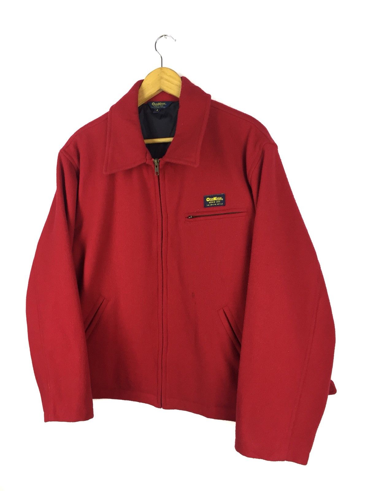 Oshkosh Vintage Oshkosh Bgosh Wool Blouson jacket Size US L / EU 52-54 / 3 - 3 Thumbnail