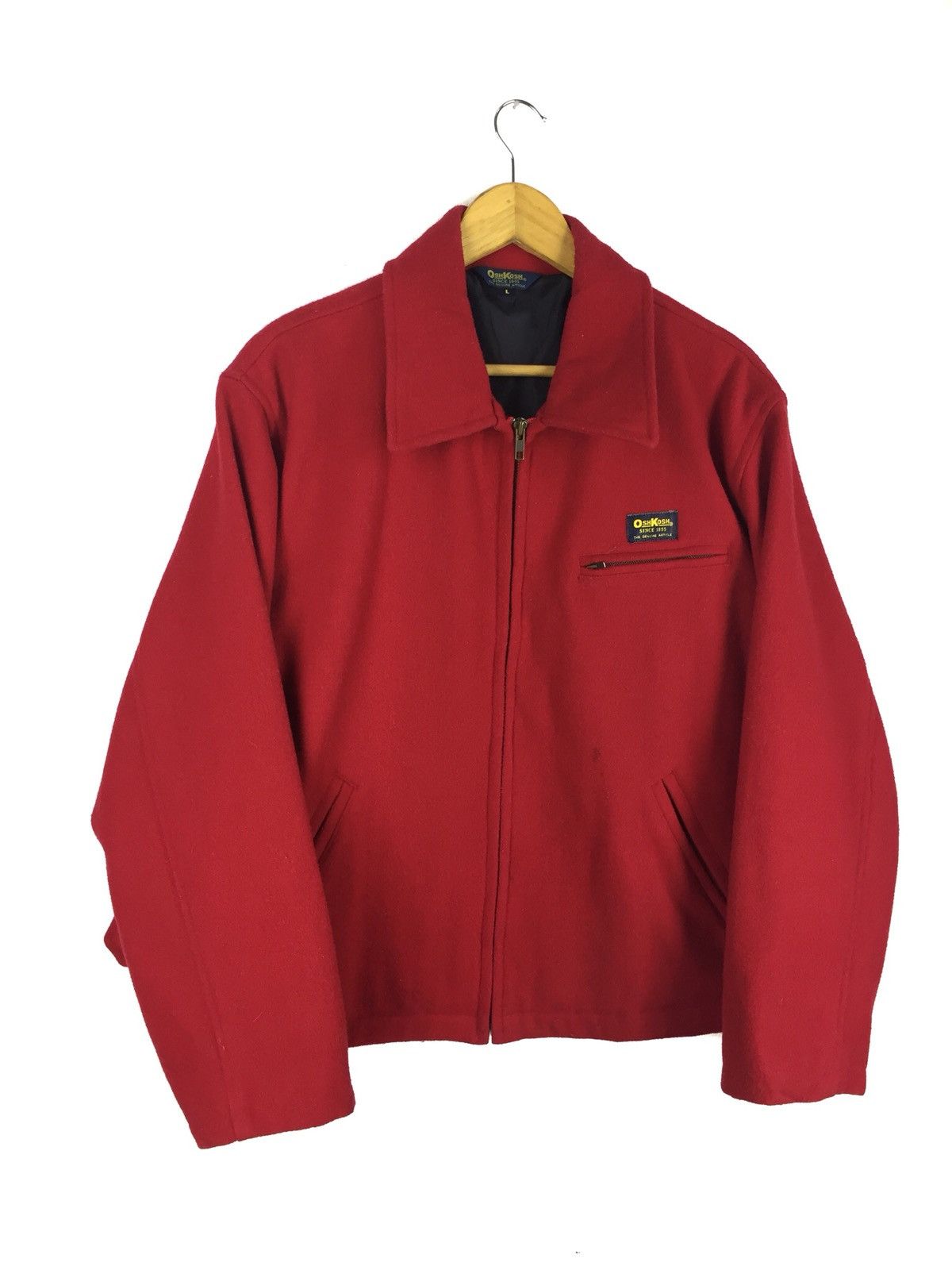 Oshkosh Vintage Oshkosh Bgosh Wool Blouson jacket Size US L / EU 52-54 / 3 - 4 Thumbnail