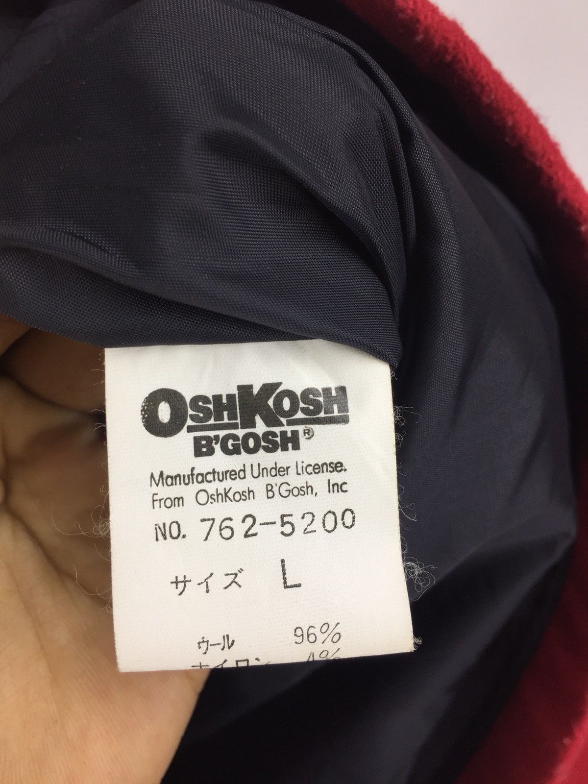 Oshkosh Vintage Oshkosh Bgosh Wool Blouson jacket Size US L / EU 52-54 / 3 - 7 Thumbnail
