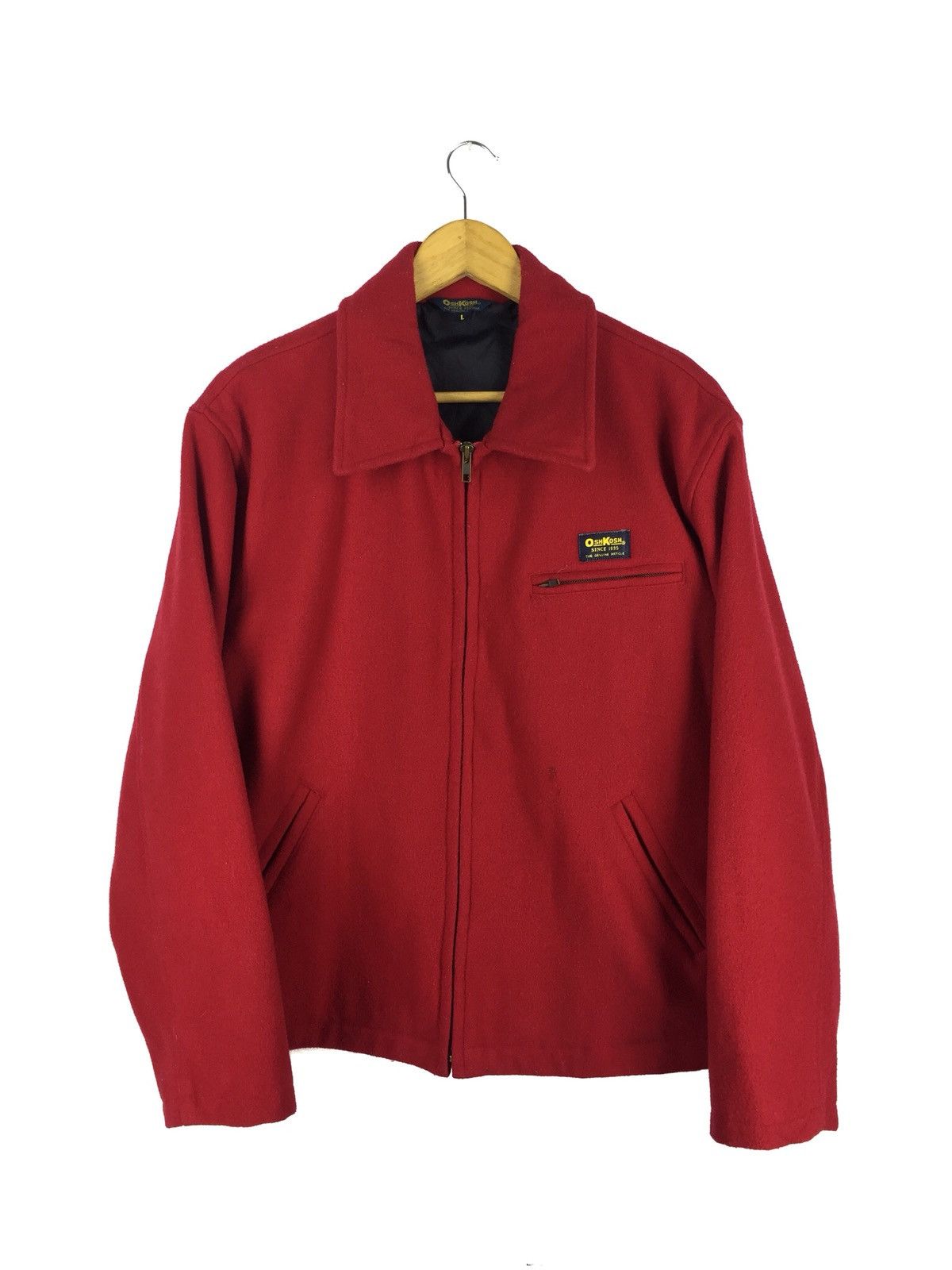 Oshkosh Vintage Oshkosh Bgosh Wool Blouson jacket Size US L / EU 52-54 / 3 - 2 Thumbnail