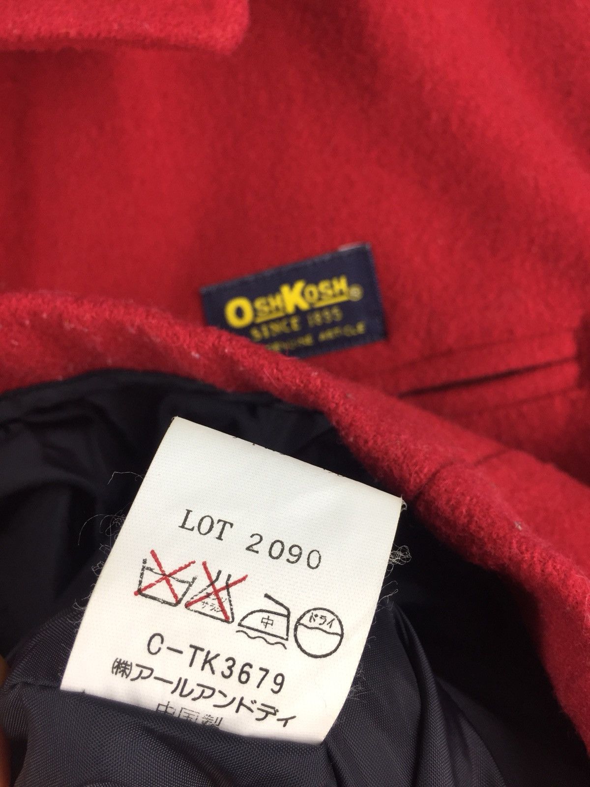 Oshkosh Vintage Oshkosh Bgosh Wool Blouson jacket Size US L / EU 52-54 / 3 - 8 Thumbnail