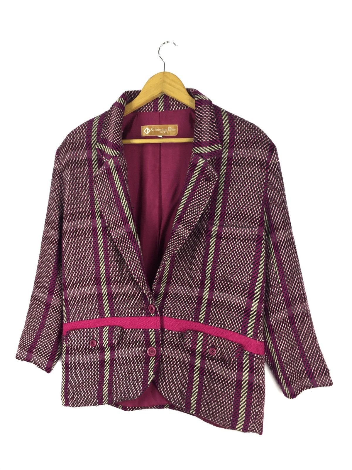 Christian Dior Monsieur Christian dior wool Herringbone twill Jacket Size M / US 6-8 / IT 42-44 - 3 Thumbnail