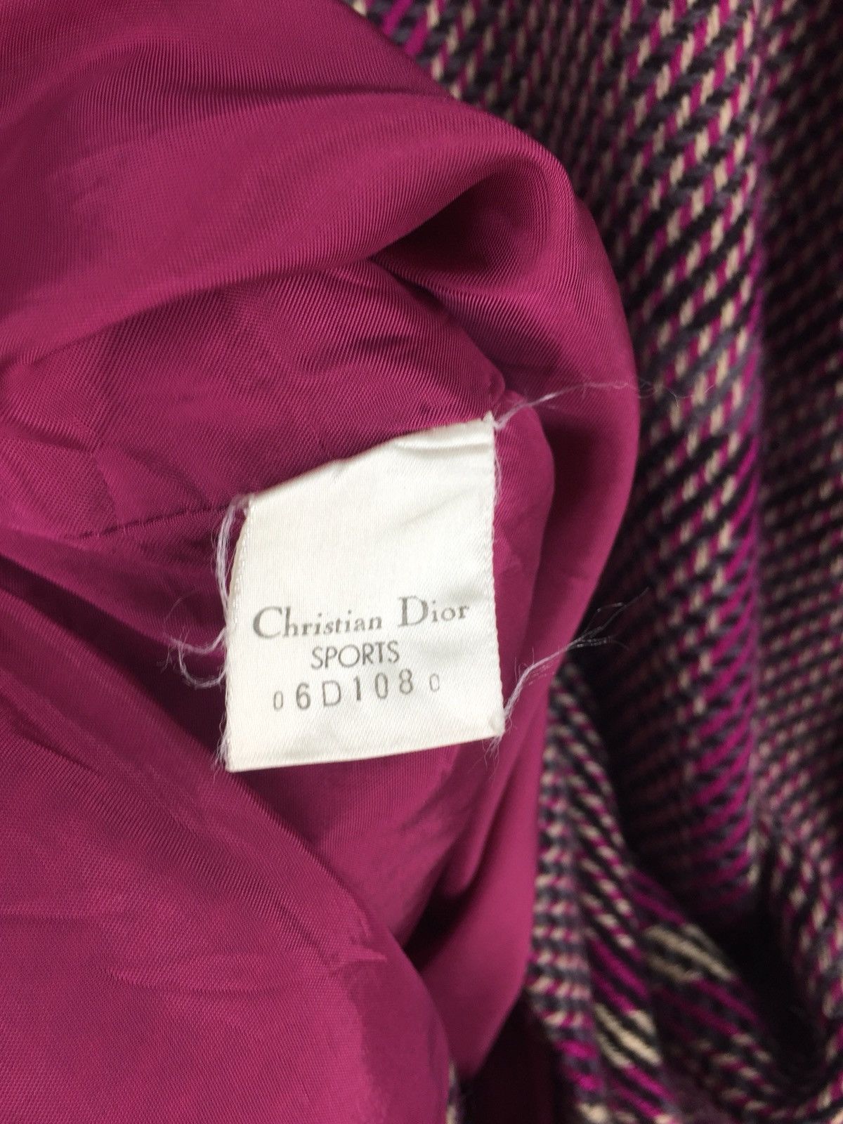Christian Dior Monsieur Christian dior wool Herringbone twill Jacket Size M / US 6-8 / IT 42-44 - 6 Thumbnail