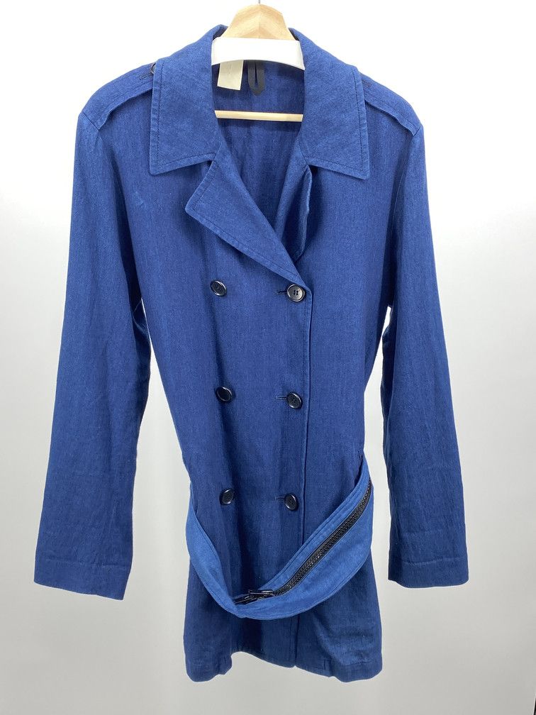 N.Hoolywood Indigo Trench Coat Size US S / EU 44-46 / 1 - 1 Thumbnail