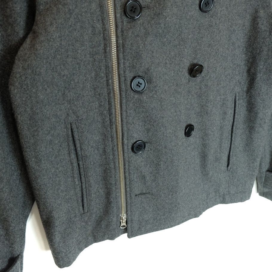 RAGEBLUE RAGEBLUE Punk Motorcycle Harajuku Gothic Grey Wool Jacket Size US S / EU 44-46 / 1 - 4 Thumbnail