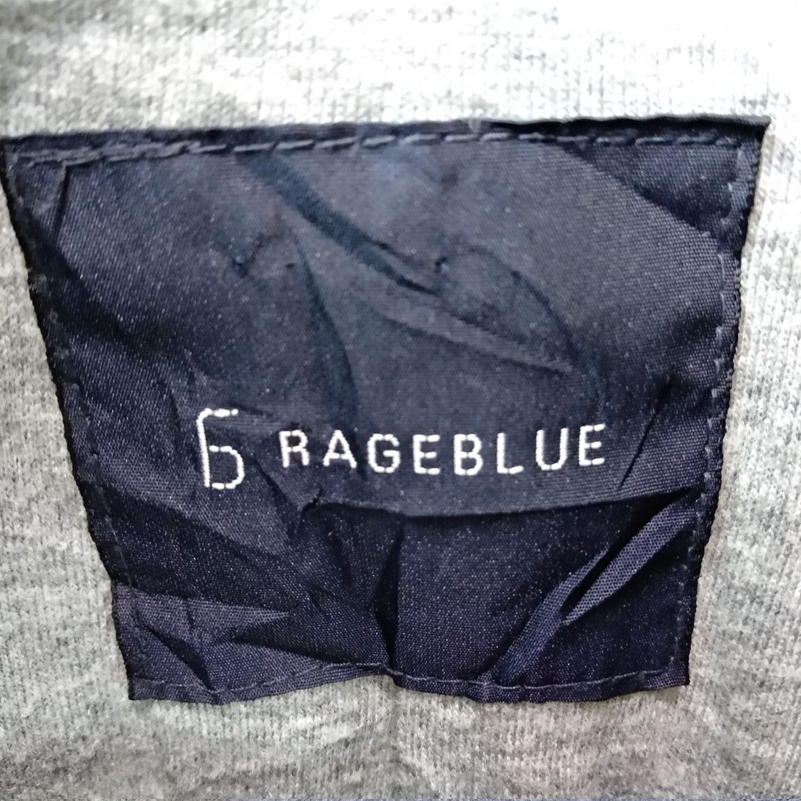 RAGEBLUE RAGEBLUE Punk Motorcycle Harajuku Gothic Grey Wool Jacket Size US S / EU 44-46 / 1 - 7 Thumbnail