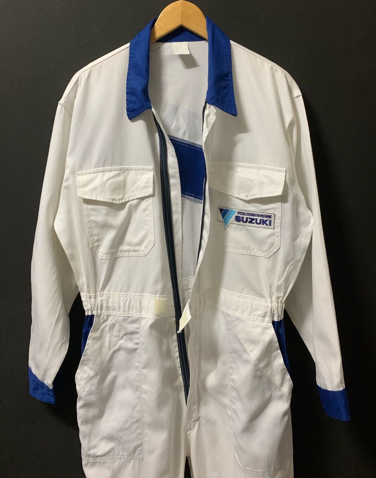 BMW × Sports Specialties 🎌 RARE ‼️ Suzuki Uniform Worker Coverall Jumpsuits Size US 34 / EU 50 - 4 Thumbnail