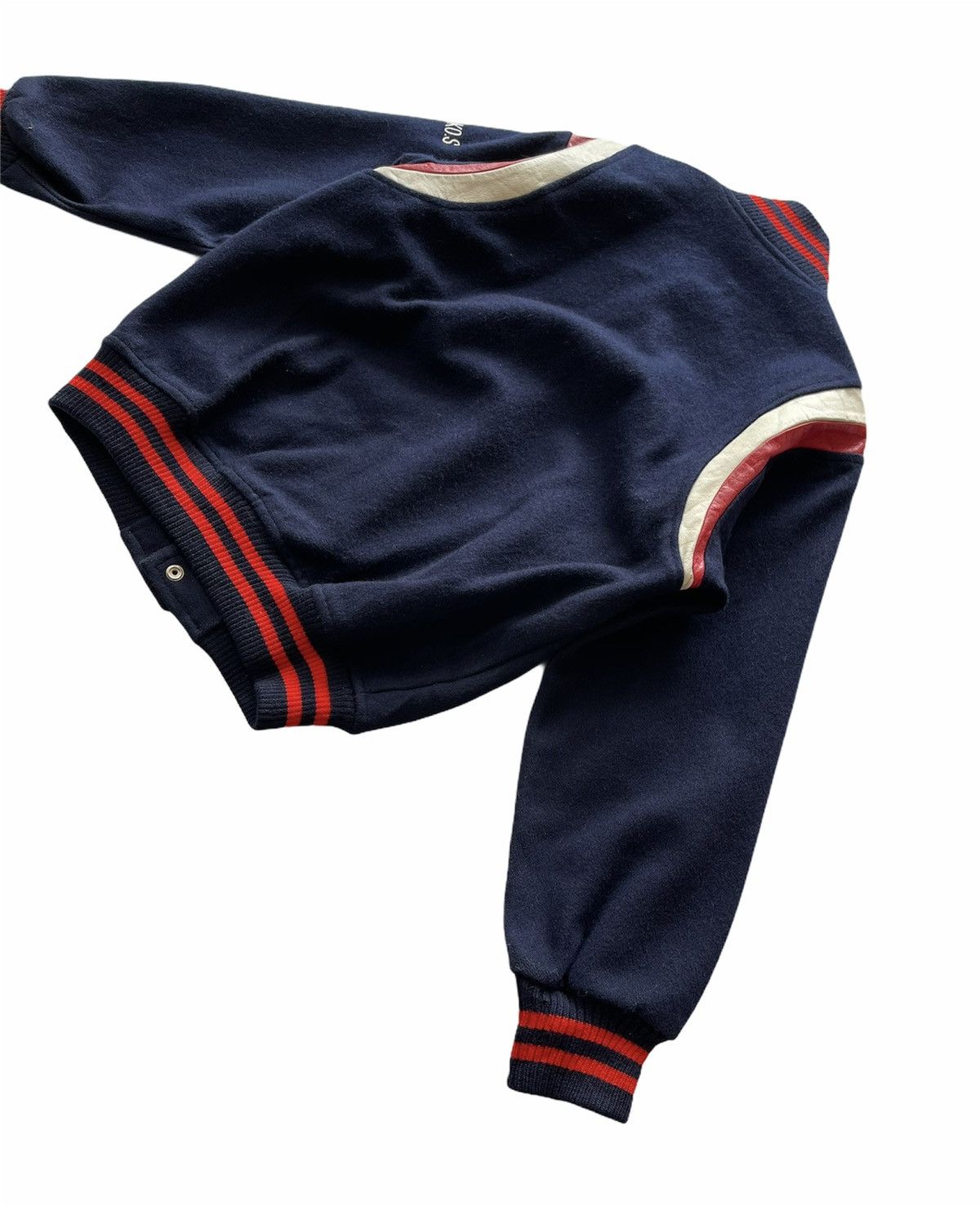 Vintage VINTAGE 80s TENNIS UNIVERSITY WOOL VARSITY JACKET Size US S / EU 44-46 / 1 - 5 Thumbnail