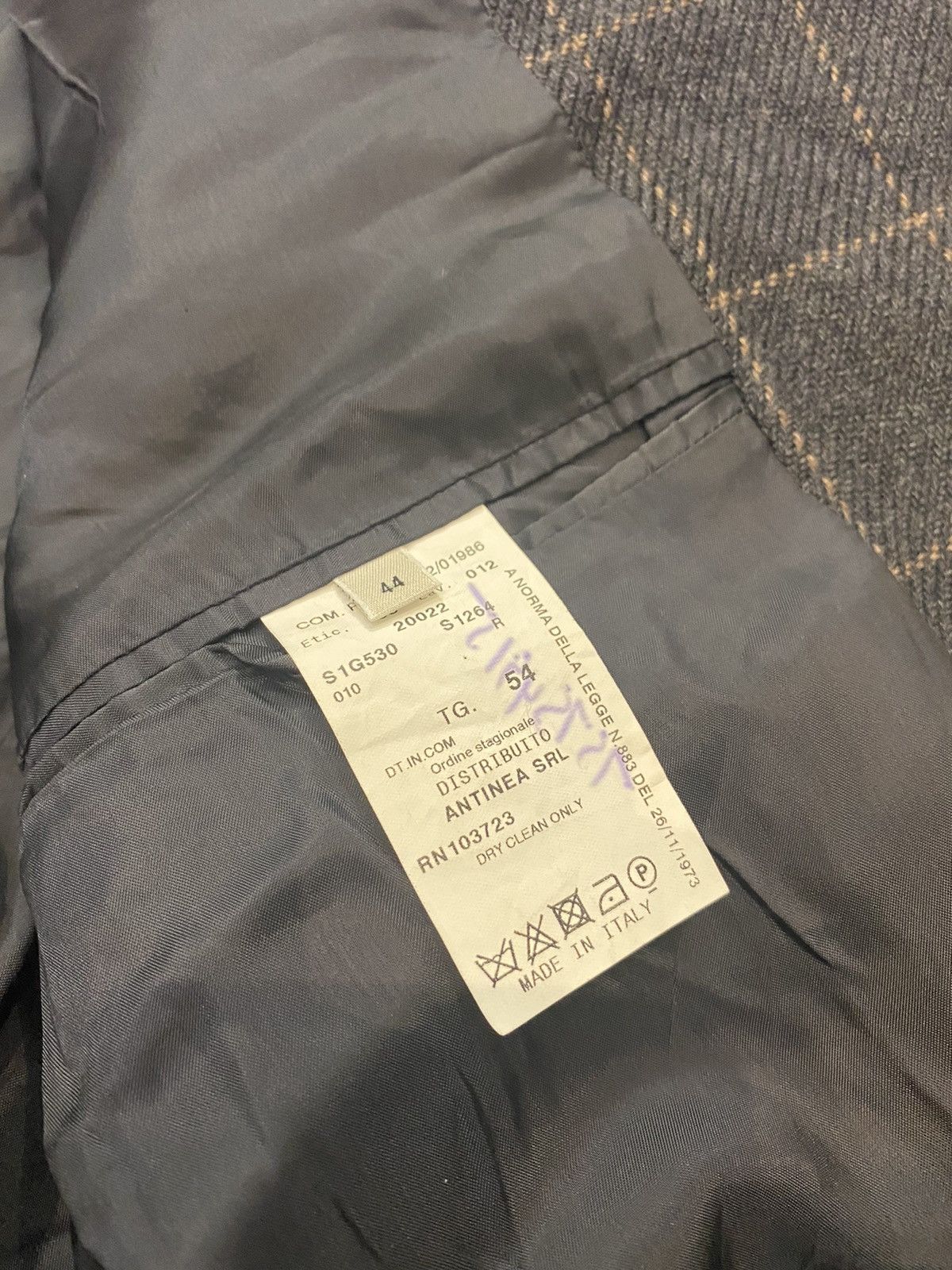 Emporio Armani Archive Emporio Armani Checkered Wool Blazer Size US L / EU 52-54 / 3 - 16 Thumbnail