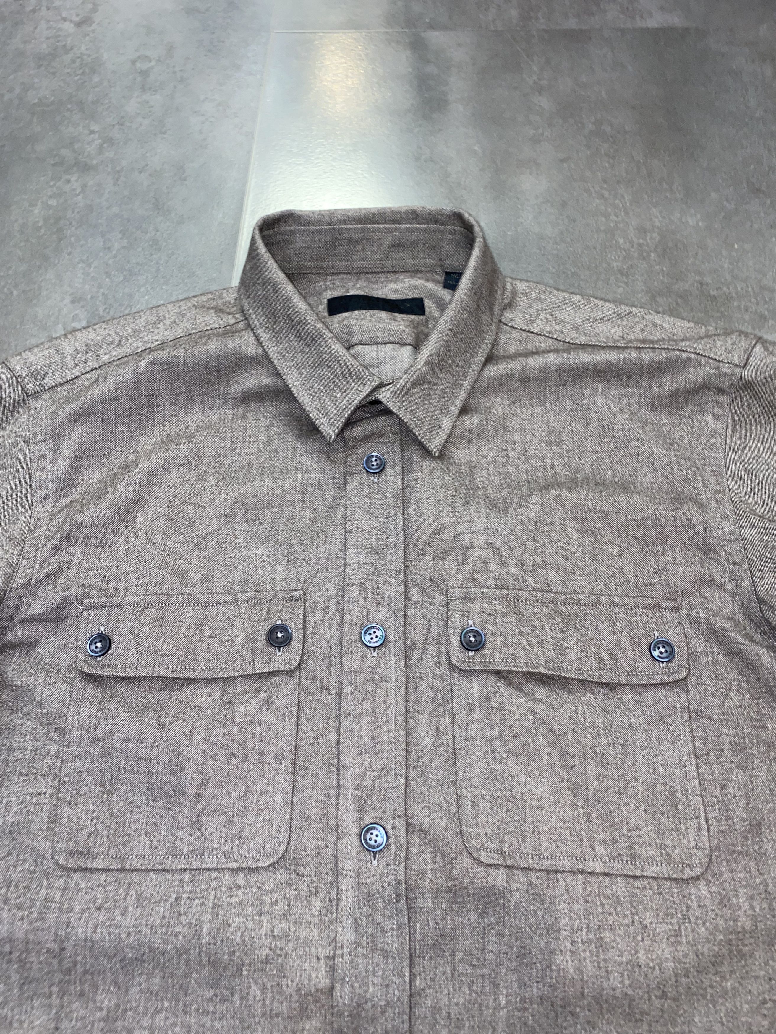 Burberry Prorsum Burberry Prorsum Military Pocket Button Up Shirt Size US M / EU 48-50 / 2 - 10 Thumbnail