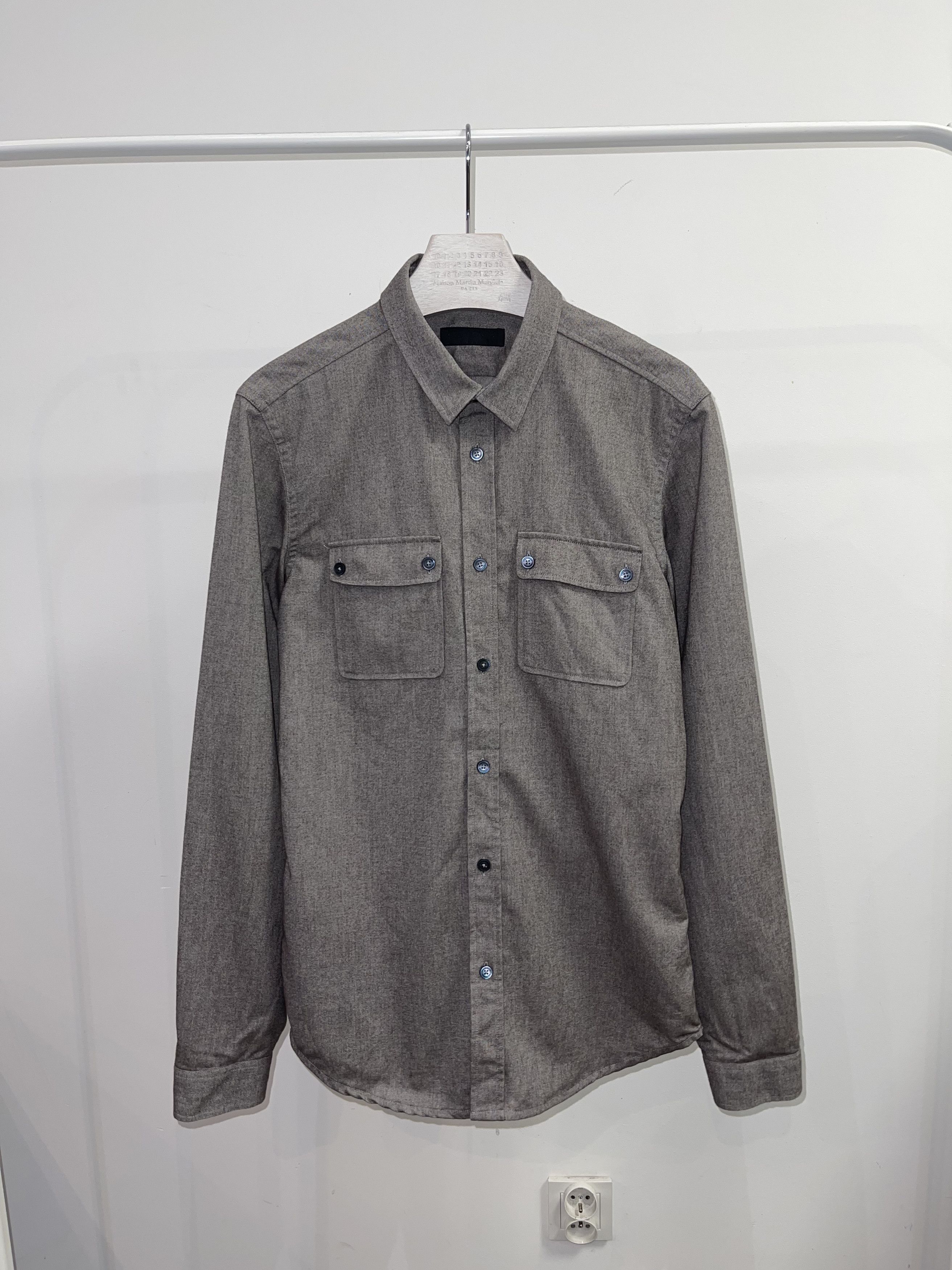 Burberry Prorsum Burberry Prorsum Military Pocket Button Up Shirt Size US M / EU 48-50 / 2 - 1 Thumbnail