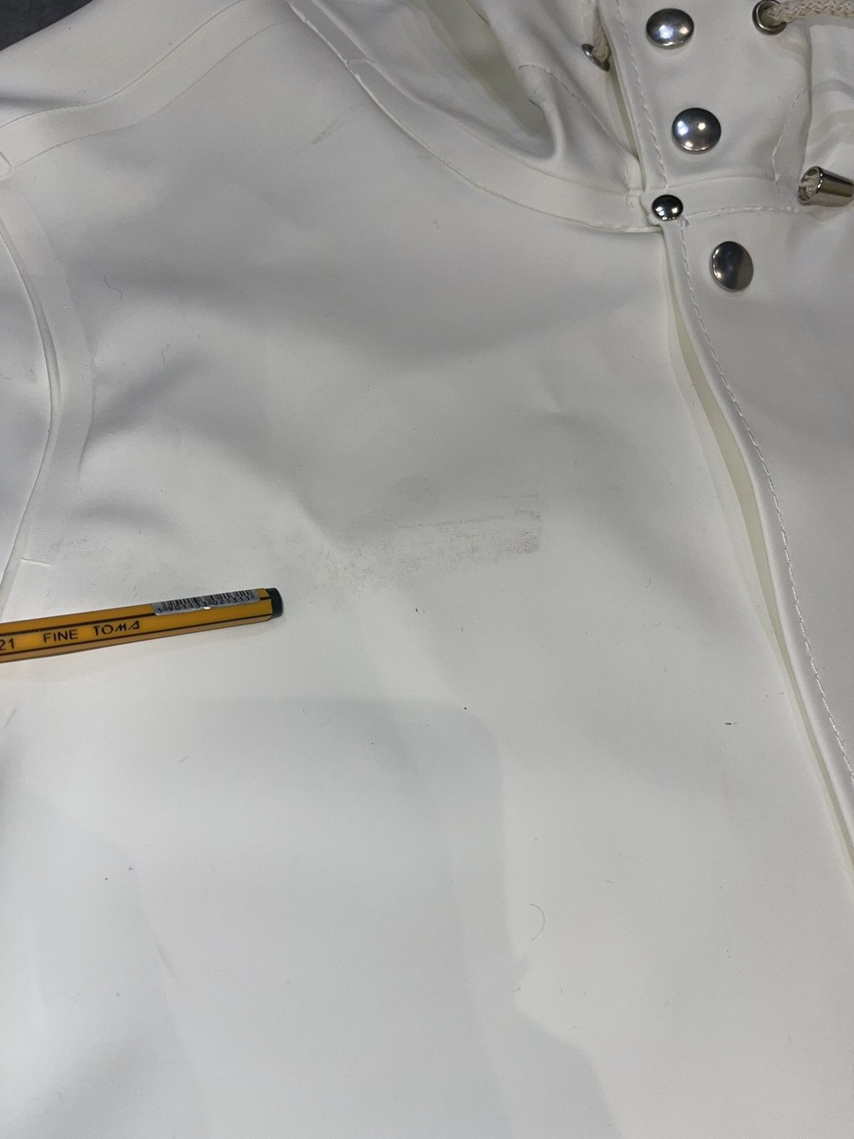 Stutterheim DS! Stutterheim Stockholm White Raincoat Size US S / EU 44-46 / 1 - 17 Thumbnail