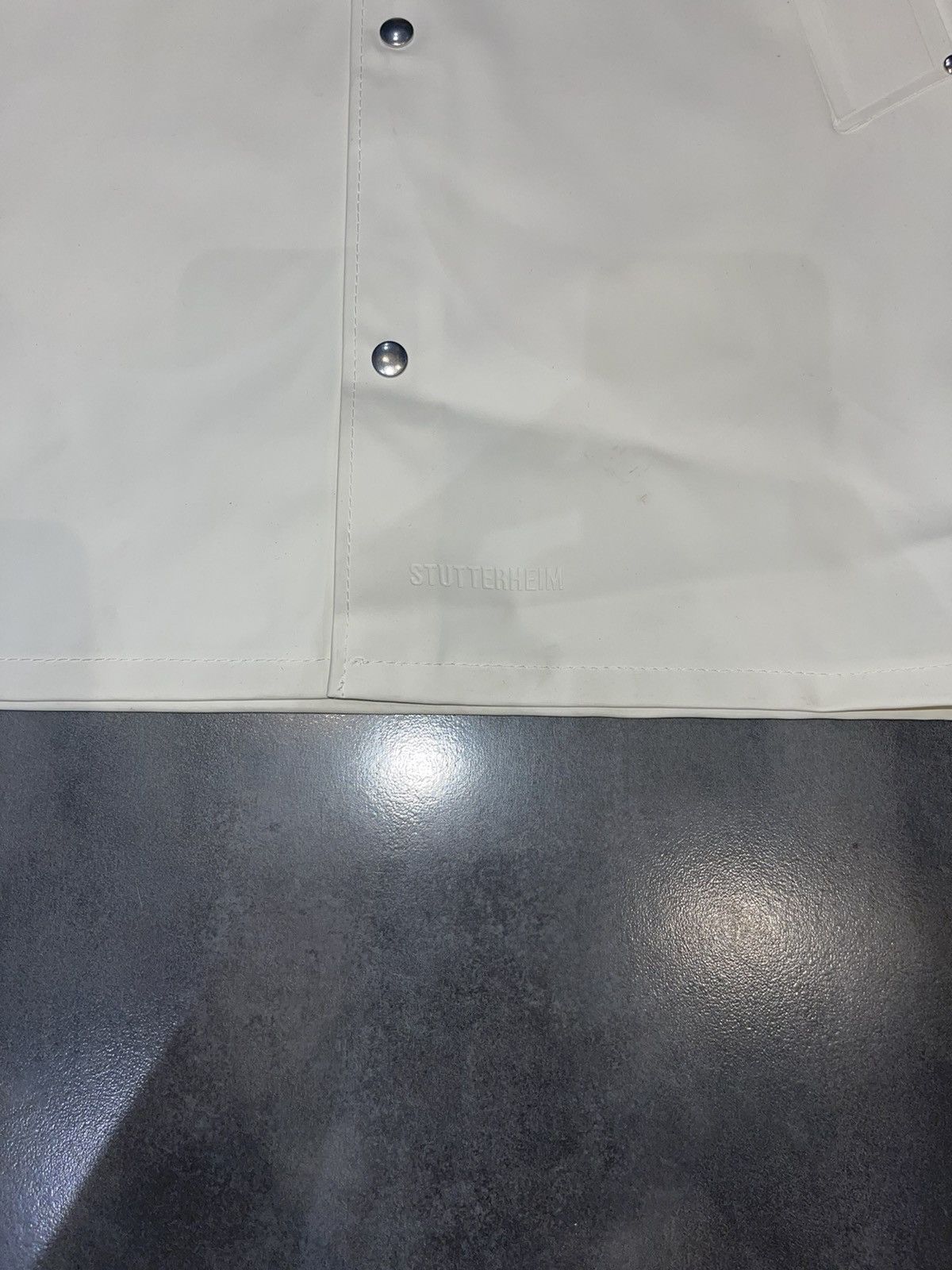 Stutterheim DS! Stutterheim Stockholm White Raincoat Size US S / EU 44-46 / 1 - 14 Thumbnail