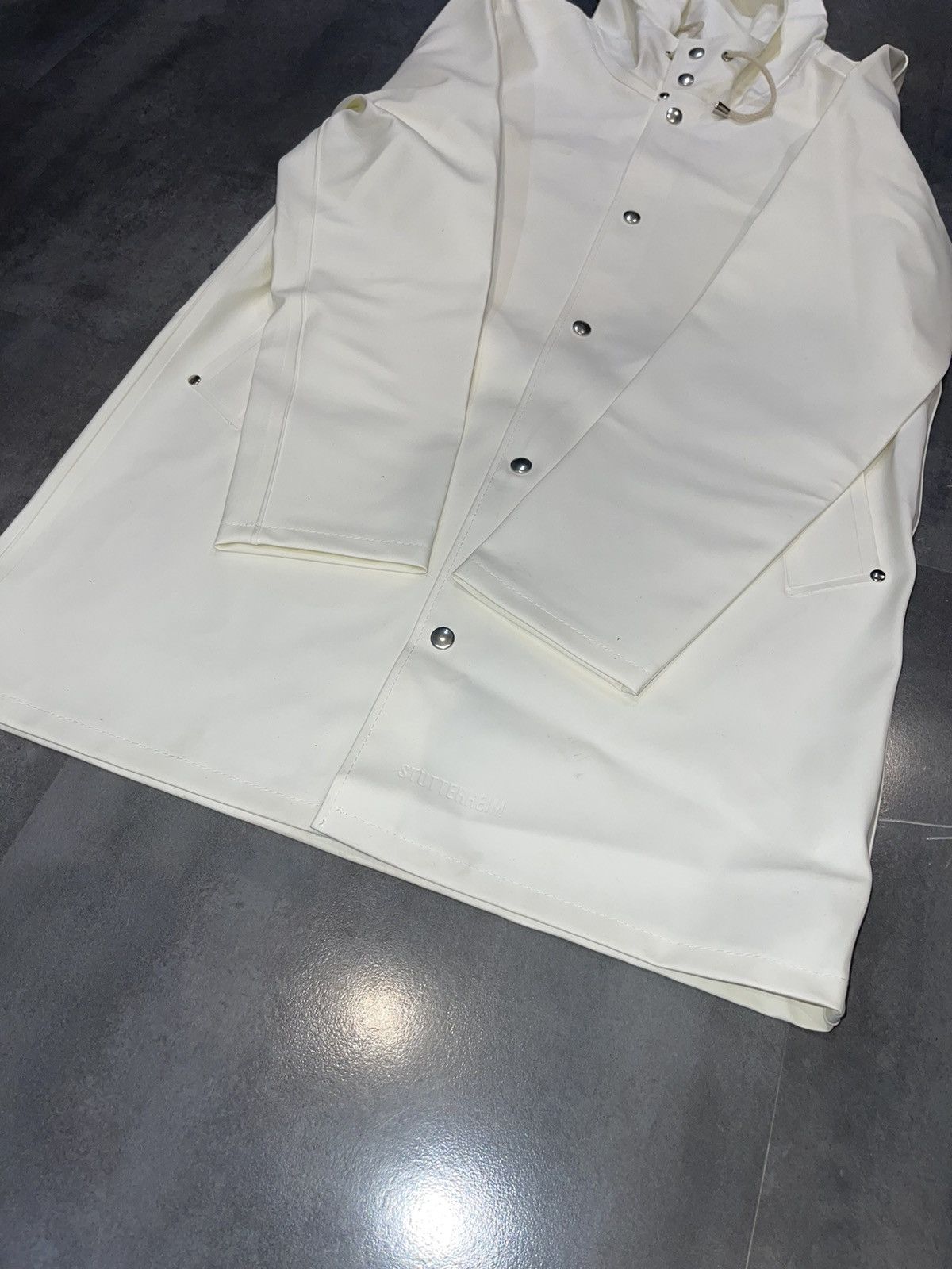 Stutterheim DS! Stutterheim Stockholm White Raincoat Size US S / EU 44-46 / 1 - 10 Thumbnail