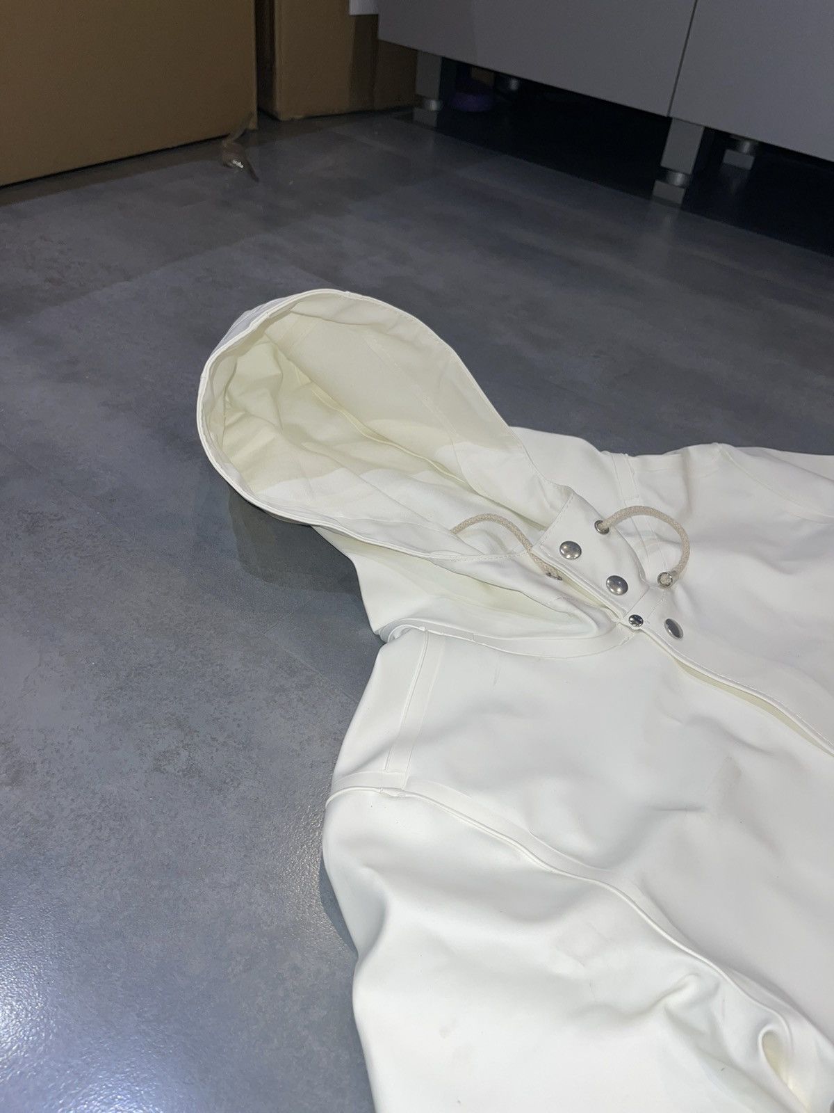 Stutterheim DS! Stutterheim Stockholm White Raincoat Size US S / EU 44-46 / 1 - 12 Thumbnail