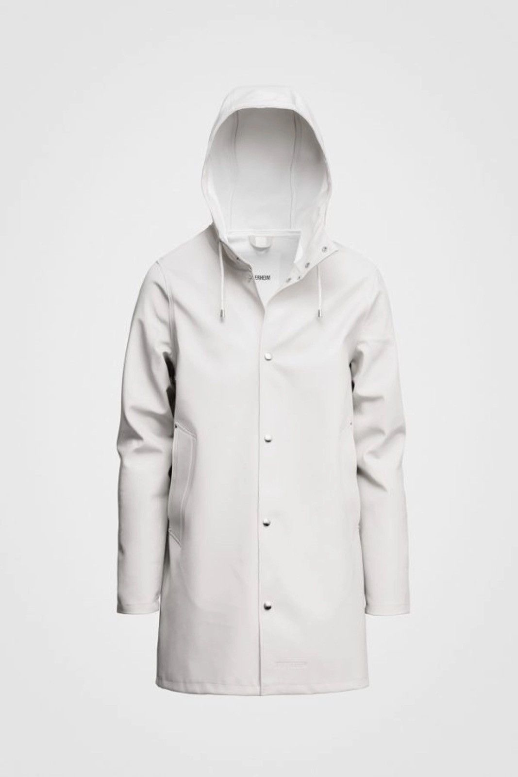 Stutterheim DS! Stutterheim Stockholm White Raincoat Size US S / EU 44-46 / 1 - 1 Thumbnail