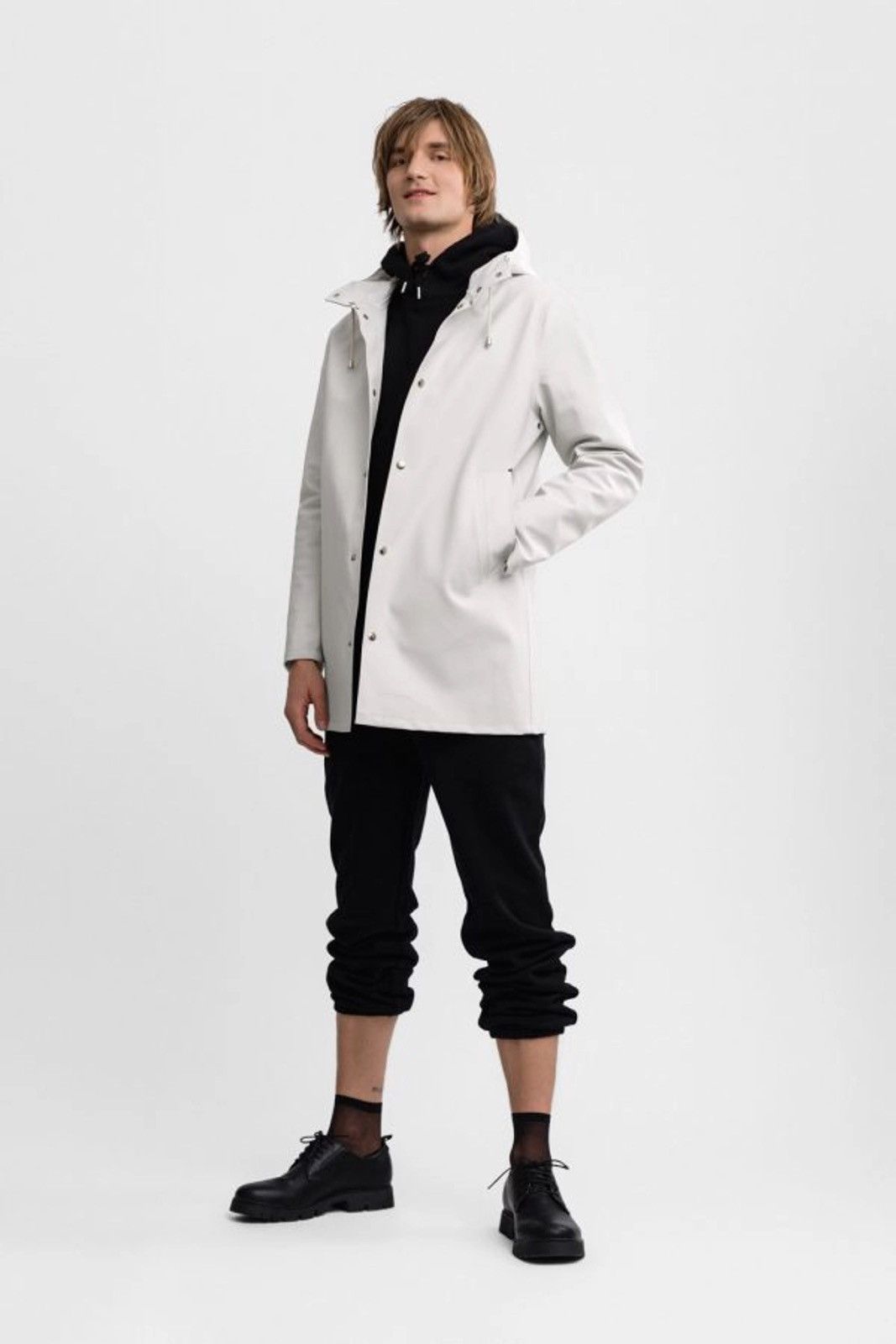 Stutterheim DS! Stutterheim Stockholm White Raincoat Size US S / EU 44-46 / 1 - 4 Thumbnail