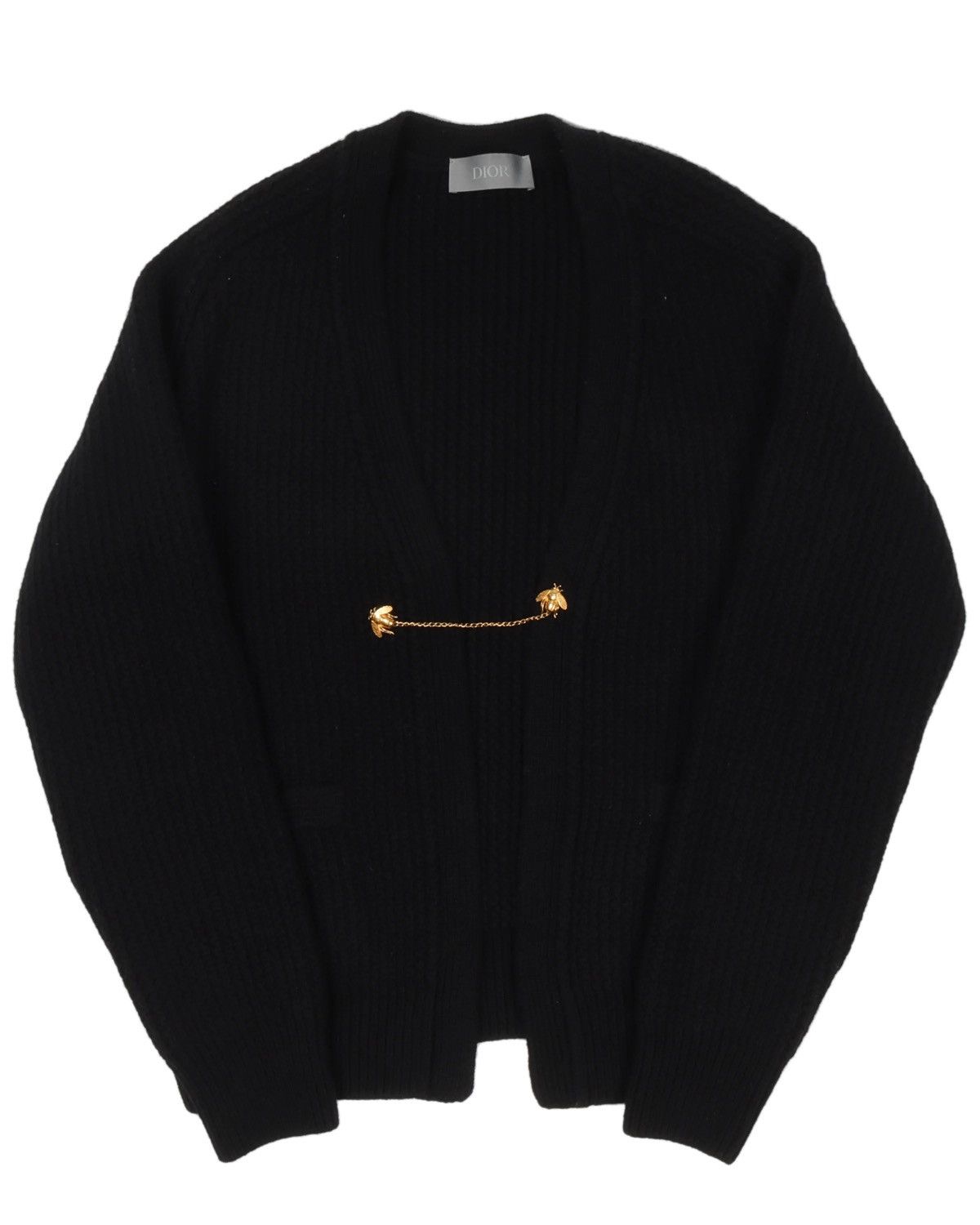 Dior Dior Bee Wool & Alpaca Chunky Cardigan Size US L / EU 52-54 / 3 - 4 Thumbnail