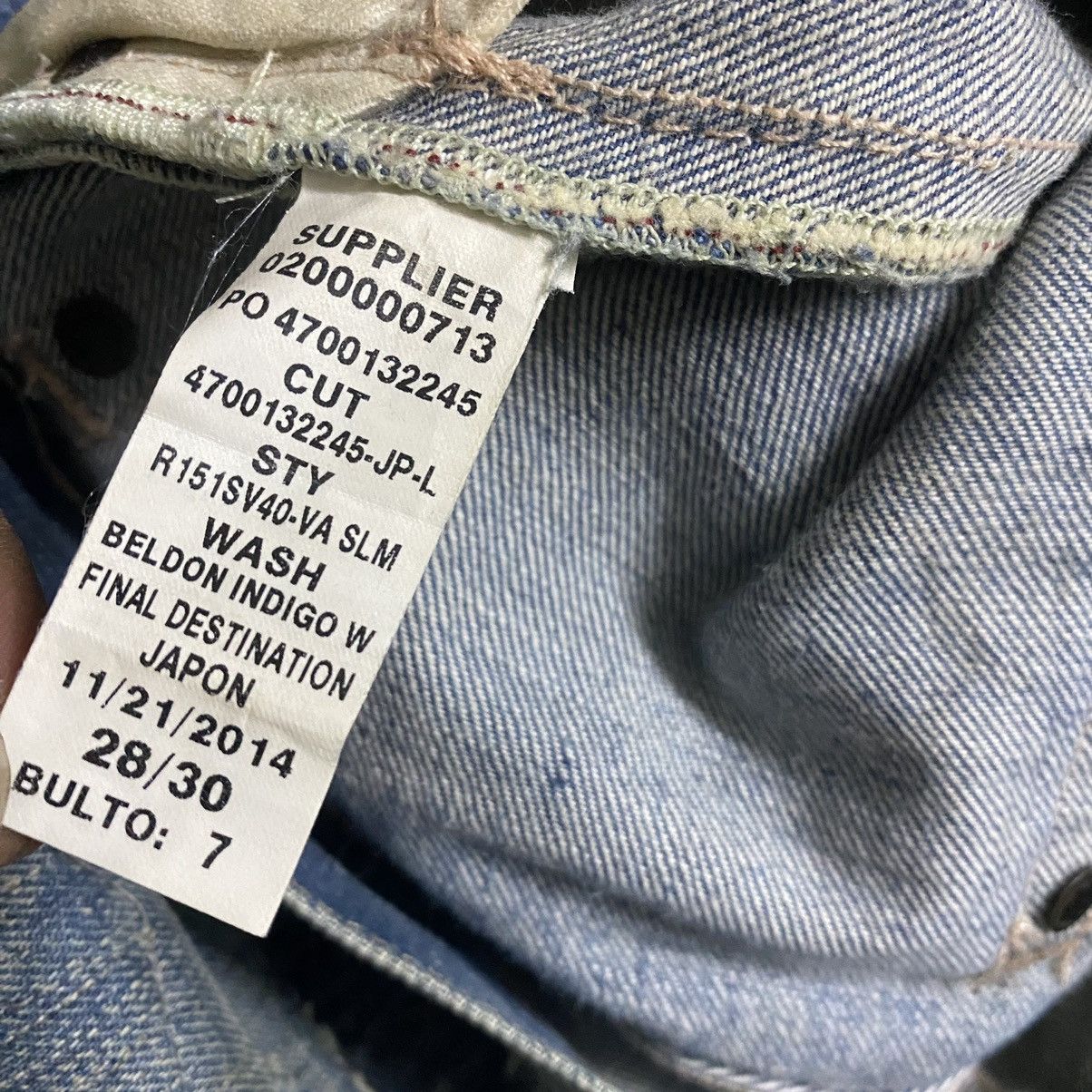 Polo Ralph Lauren × RRL Ralph Lauren Vintage Polo Ralph Lauren Painter Jeans Varick Slim Size US 29 - 23 Thumbnail