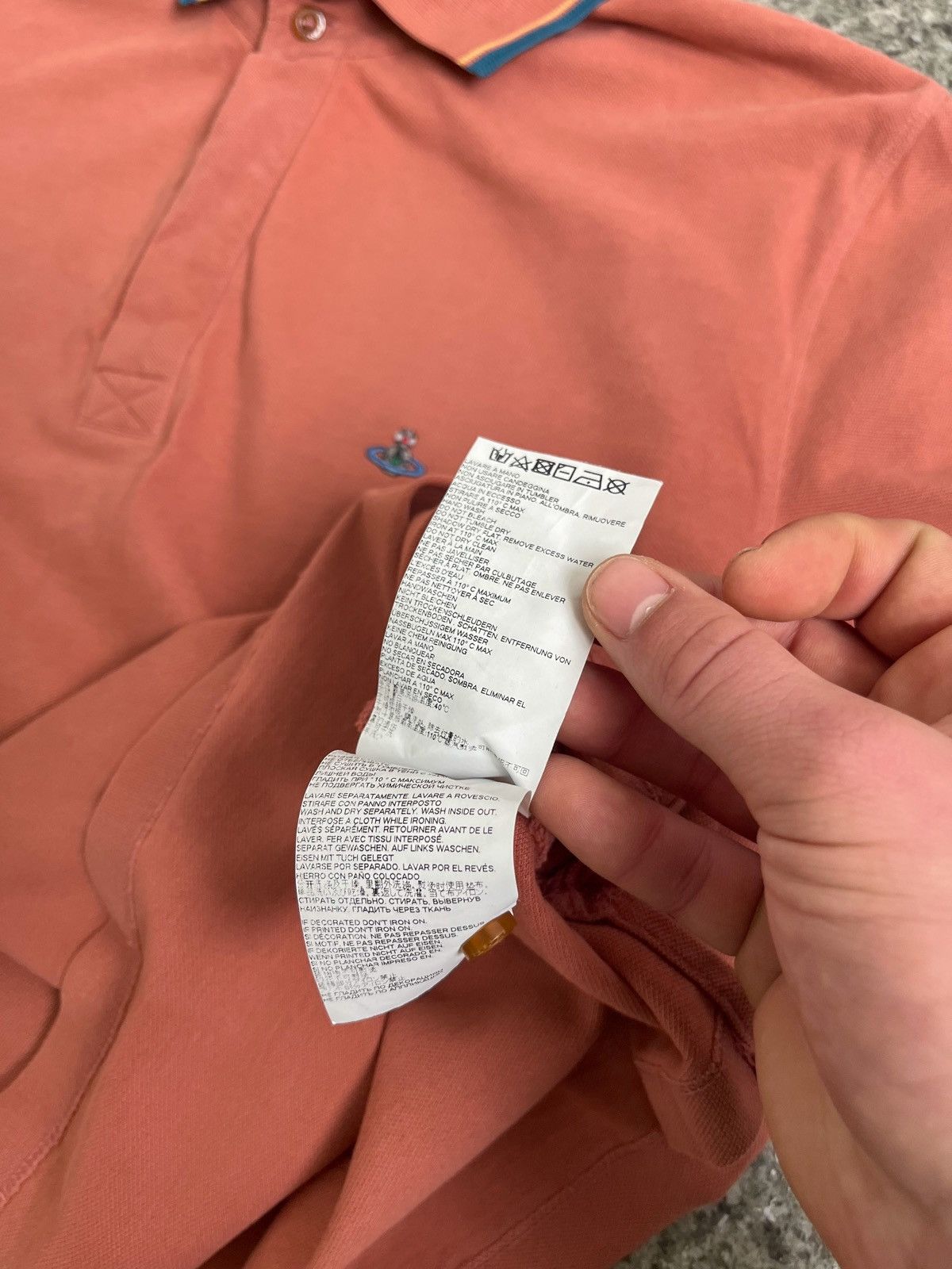 Vivienne Westwood VIVIENNE WESTWOOD ORB LOGO POLO TEE MENS XL Size US XL / EU 56 / 4 - 9 Thumbnail