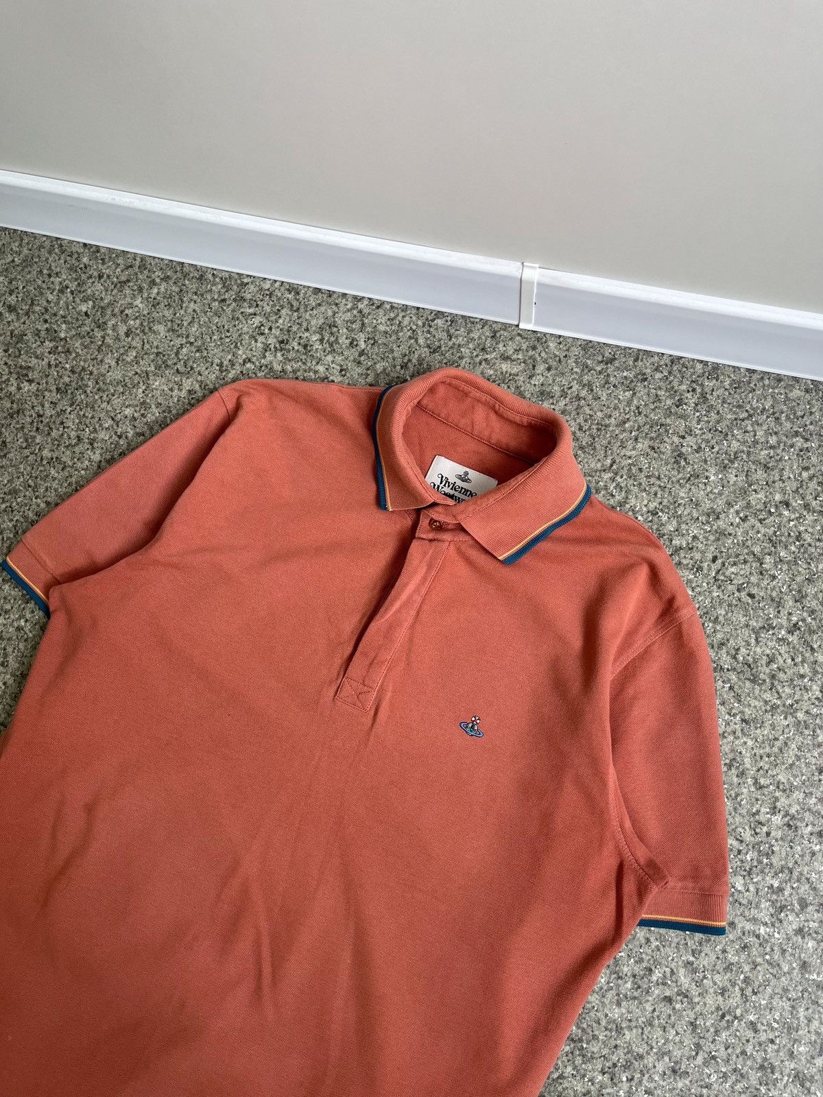 Vivienne Westwood VIVIENNE WESTWOOD ORB LOGO POLO TEE MENS XL Size US XL / EU 56 / 4 - 2 Thumbnail