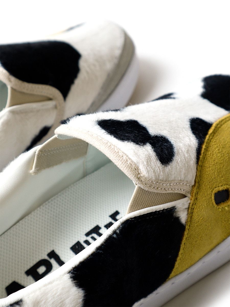 Kapital Kapital Cow Pattern Rain Smile Slip-On Shoe Size US 9.5 / EU 42-43 - 6 Thumbnail