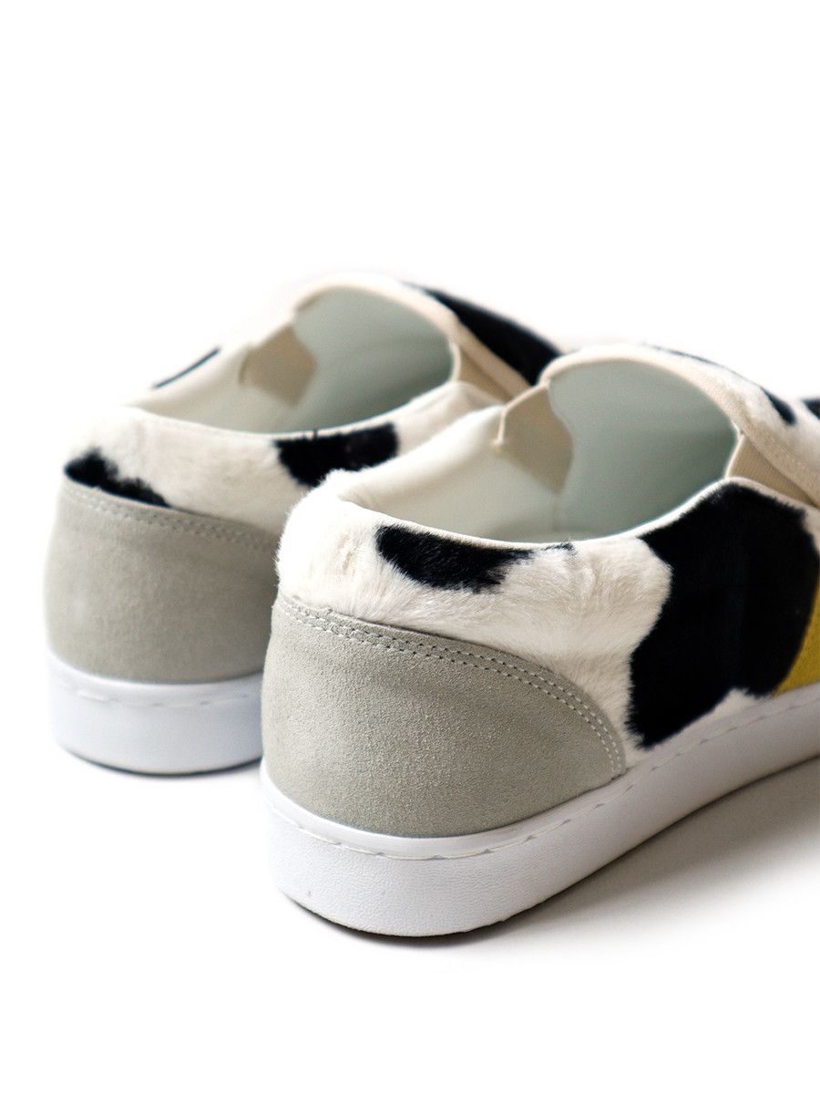 Kapital Kapital Cow Pattern Rain Smile Slip-On Shoe Size US 9.5 / EU 42-43 - 7 Thumbnail