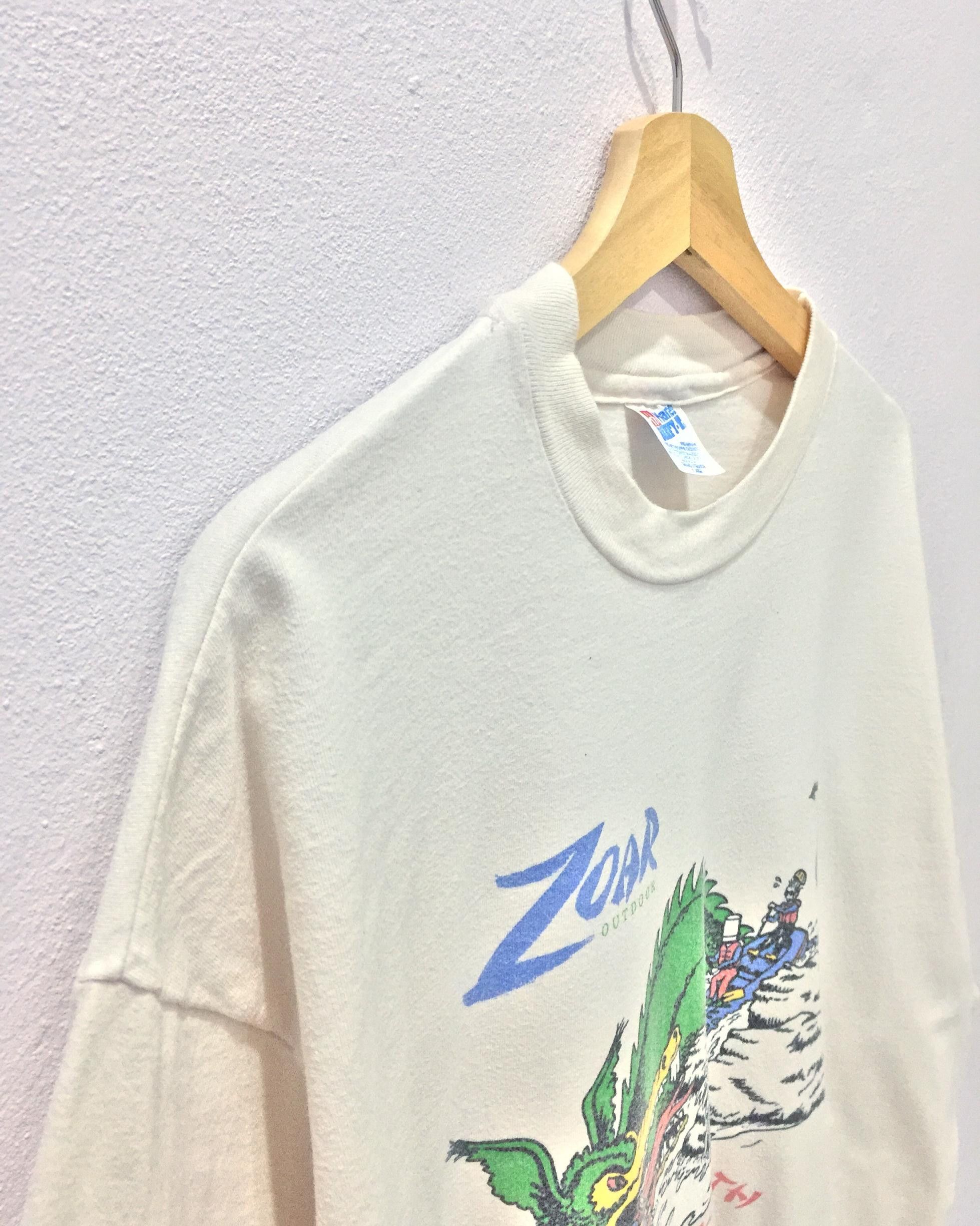 Hanes Vintage Zoar Outdoor Dragon's Tooth Tees Size US XL / EU 56 / 4 - 7 Thumbnail