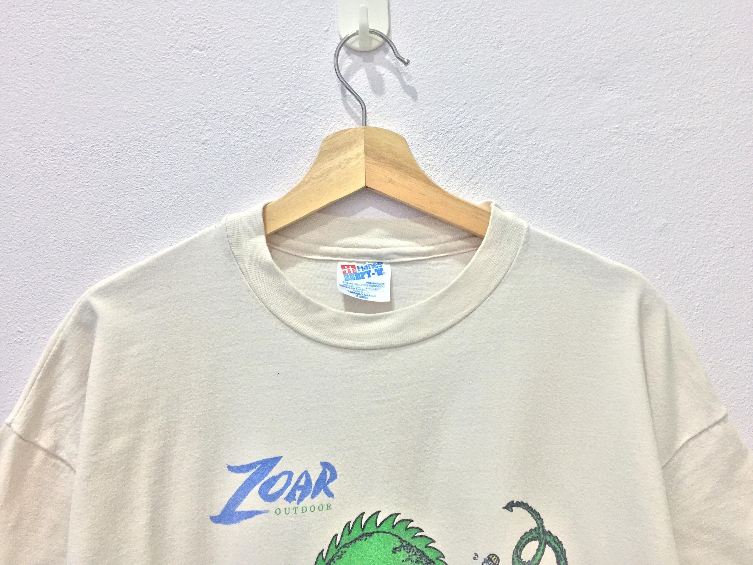 Hanes Vintage Zoar Outdoor Dragon's Tooth Tees Size US XL / EU 56 / 4 - 3 Thumbnail