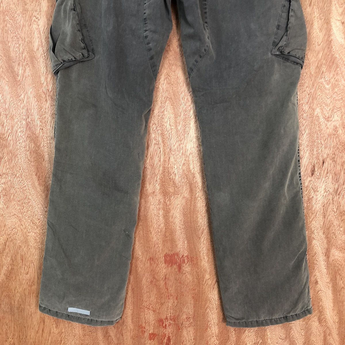 Japanese Brand DLL Ride 57 Green faded track multipocket Cargo Pants #1782 Size 26" / US 2 / IT 38 - 12 Thumbnail