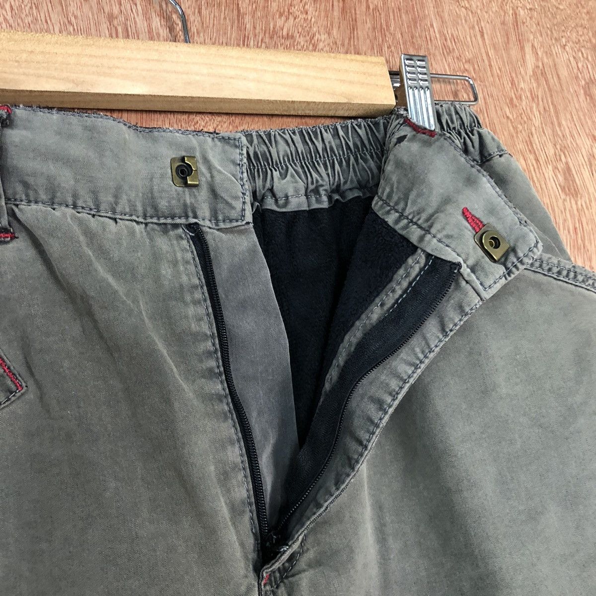 Japanese Brand DLL Ride 57 Green faded track multipocket Cargo Pants #1782 Size 26" / US 2 / IT 38 - 9 Thumbnail